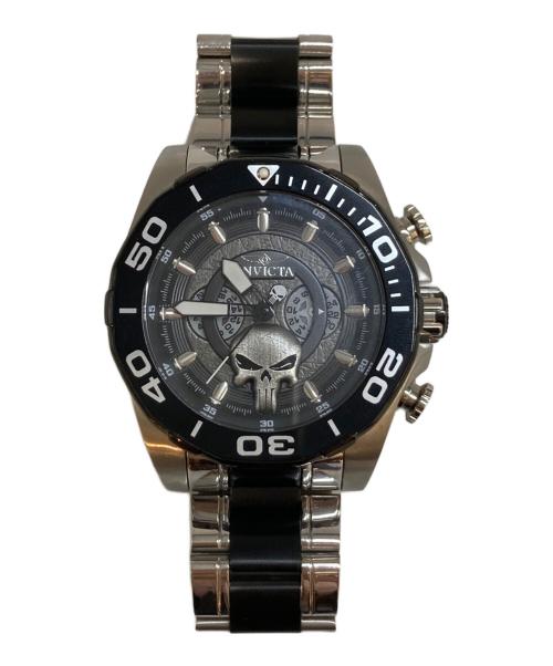 INVICTA 自動巻き腕時計 ブラック 中古・古着通販】INVICTA (インビクタ) MARVEL (マーベル) リスト