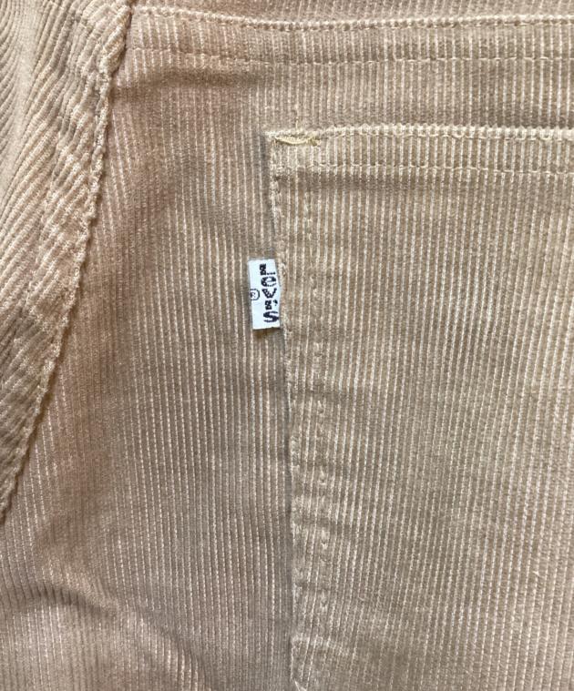 70sボタン裏3vintagelevis519チャコールコーデュロイw31 70s levi
