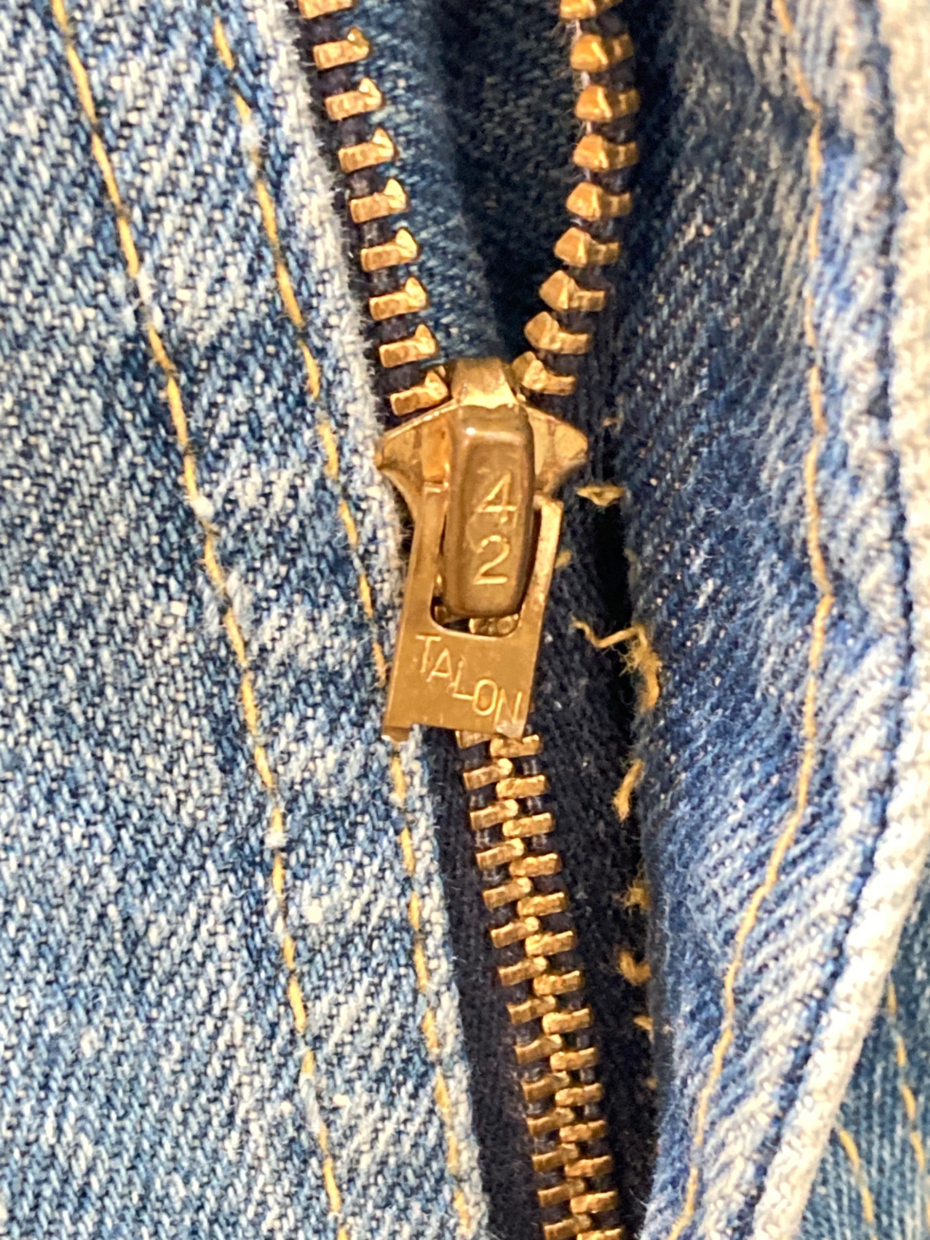 中古・古着通販】LEE (リー) 70'sデニムパンツ インディゴ サイズ