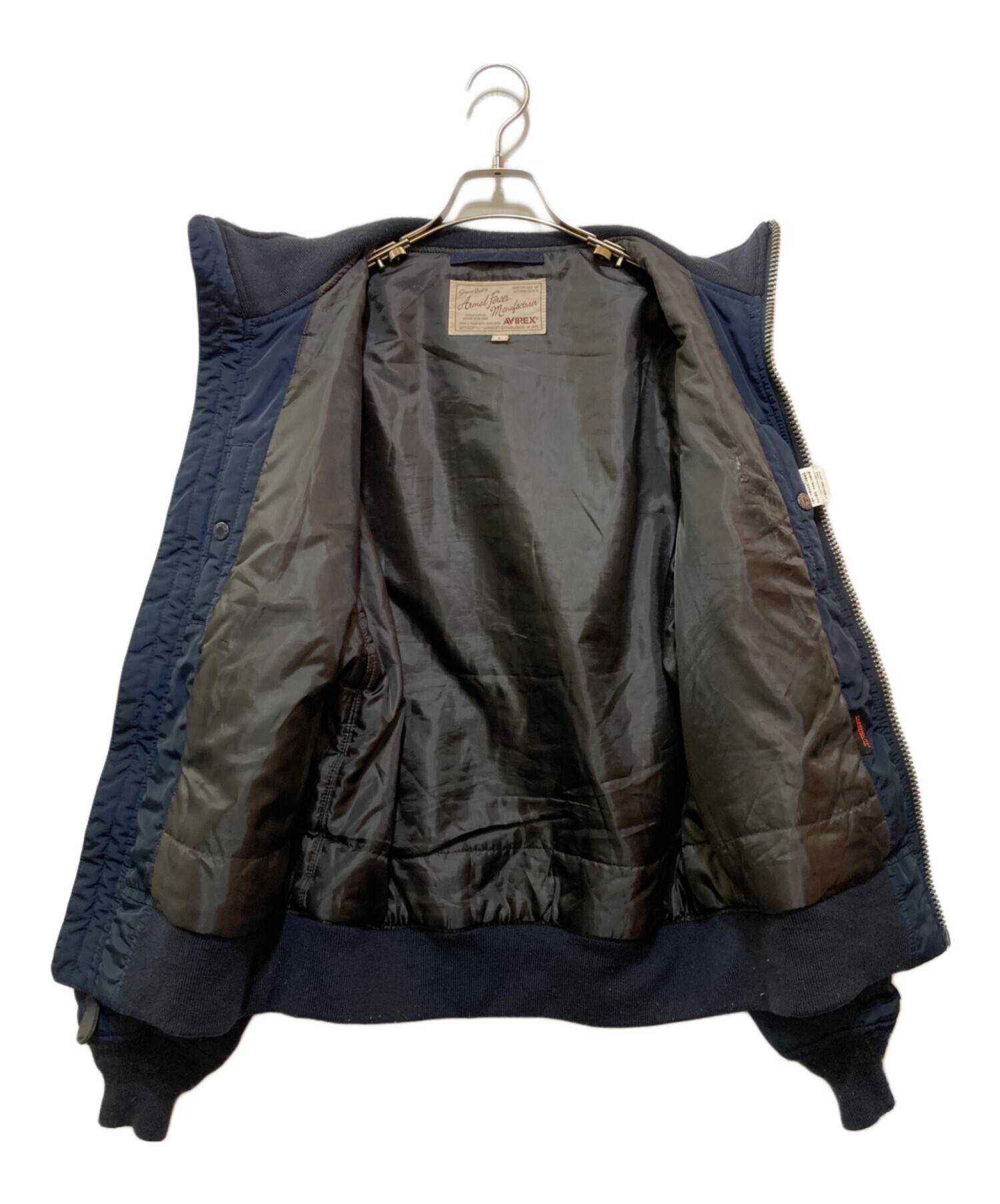 【極美品】AVIREX USAF70周年 MA-1 ワッペン ネイビー L 極美品】AVIREX USAF70周年 MA-1 ワッペン ネイビー L 極美品】AVIREX
