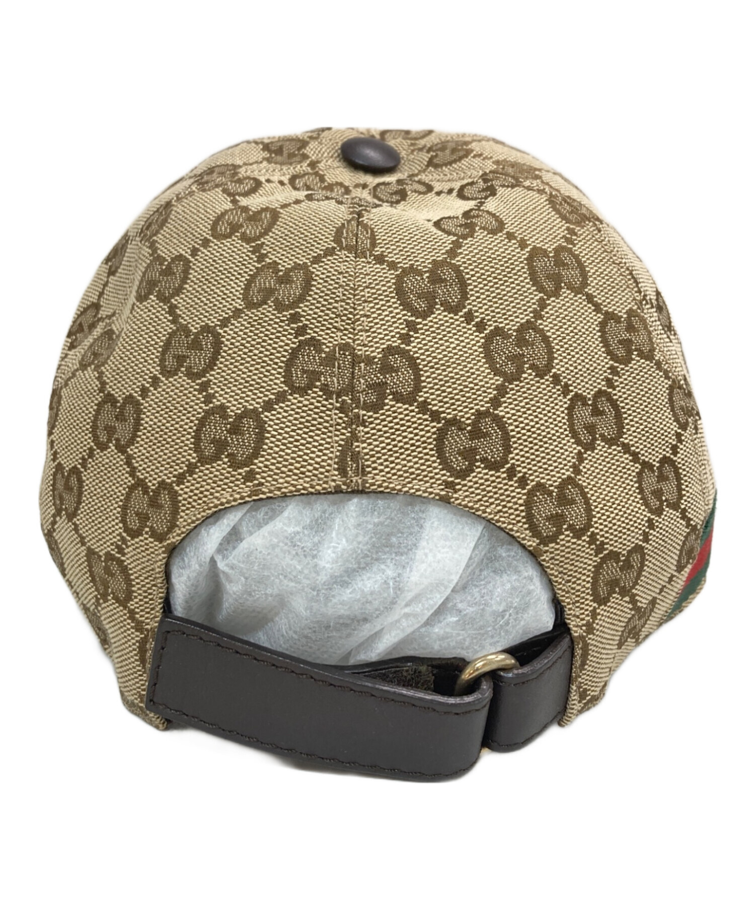 中古・古着通販】GUCCI (グッチ) キャップ 08.338.986 ベージュ サイズ