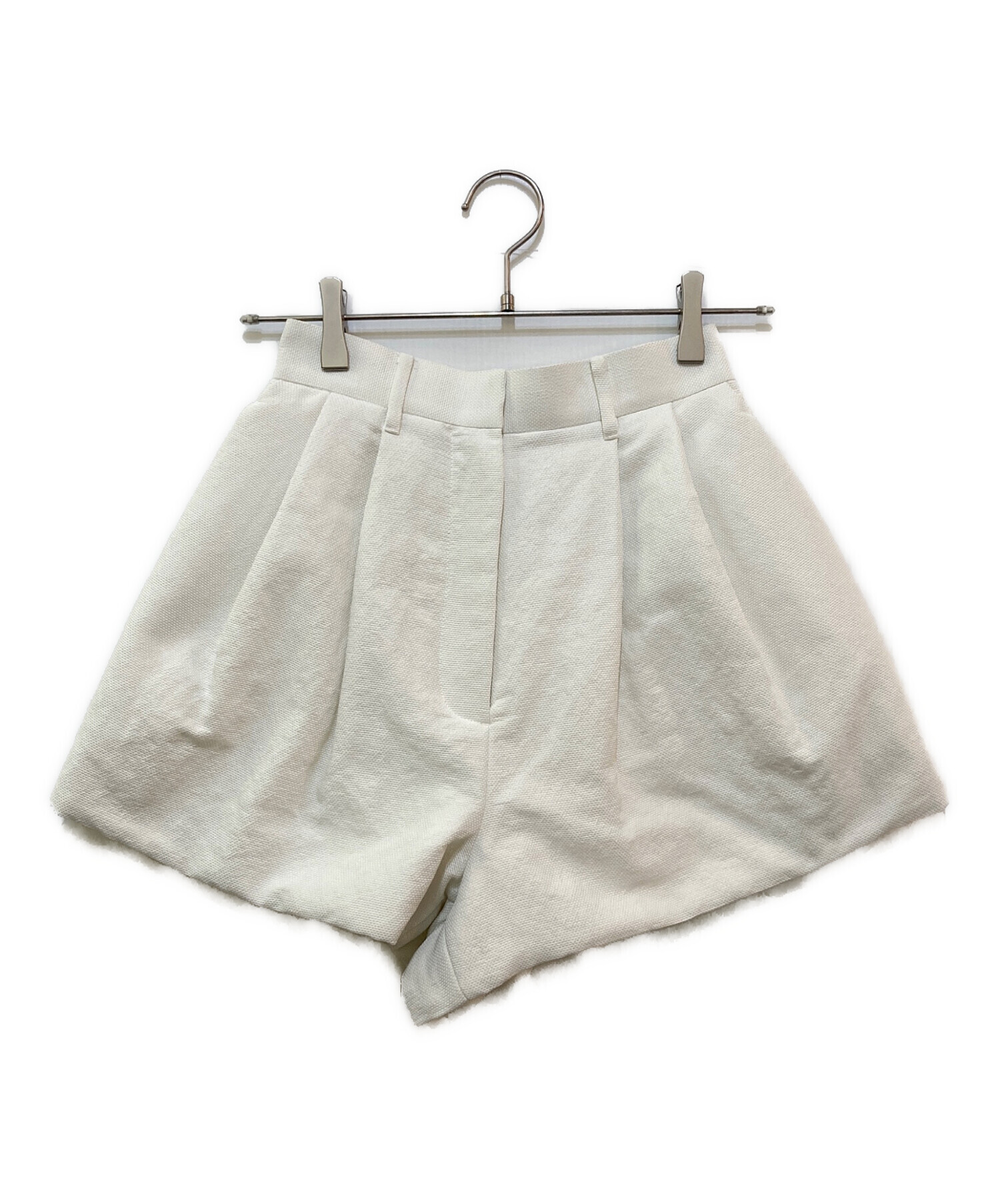 中古・古着通販】CLANE (クラネ) DAD SHORT PANTS 18110-7282 ホワイト