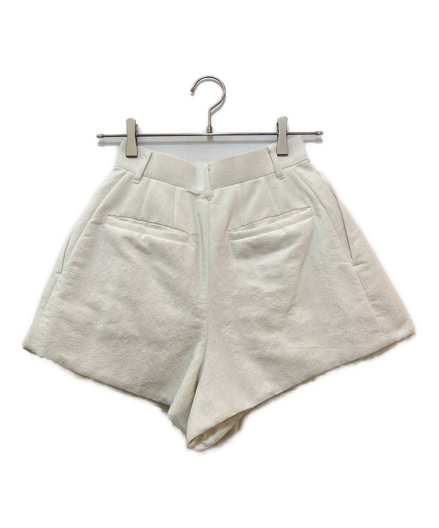中古・古着通販】CLANE (クラネ) DAD SHORT PANTS 18110-7282 ホワイト