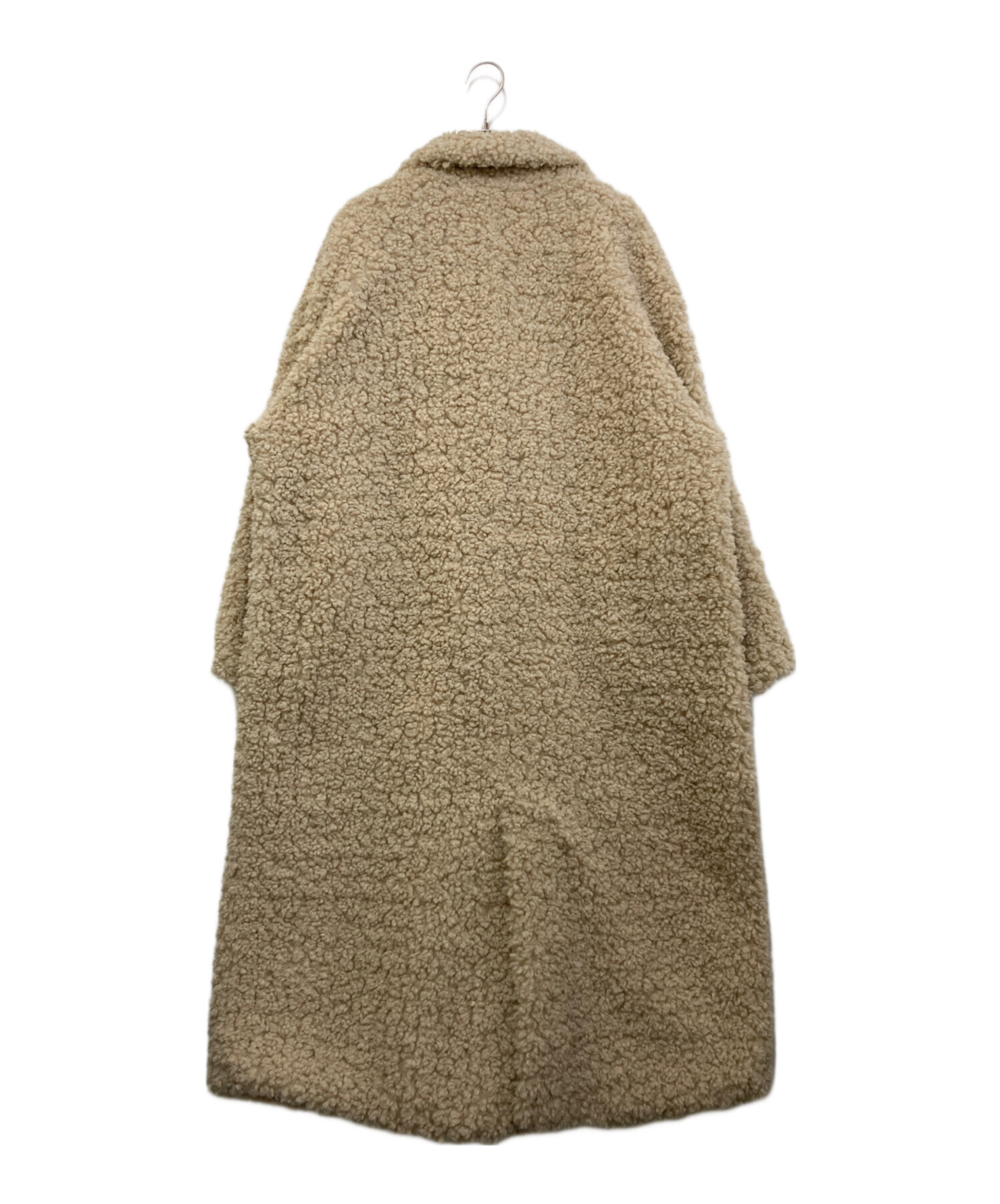 中古・古着通販】CLANE (クラネ) DOUBLE LONG BOA COAT ベージュ 