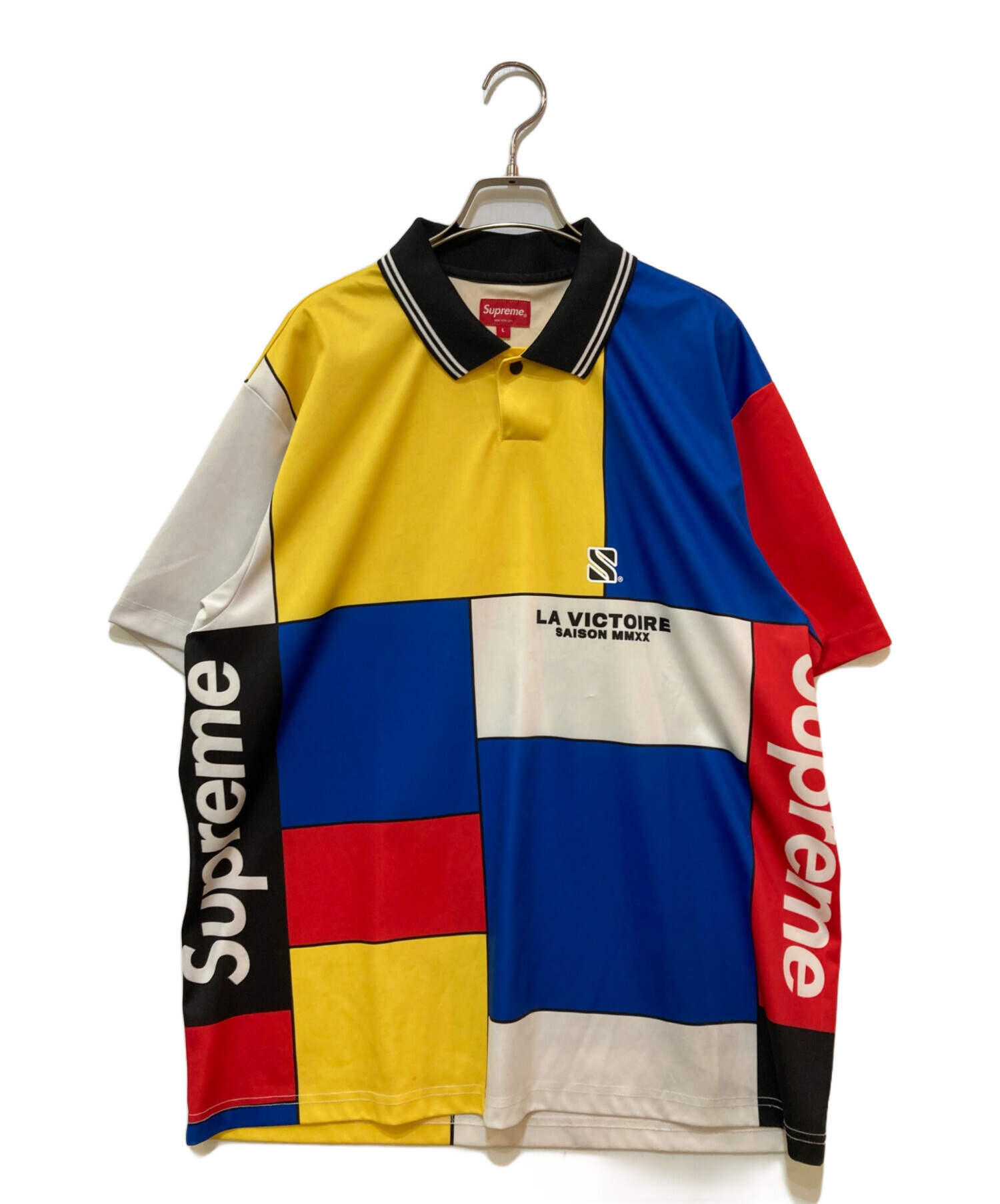 Supreme LA VICTOIRE ポロシャツ S 入手困難!!シュプリーム ポロシャツ20AW color blocked