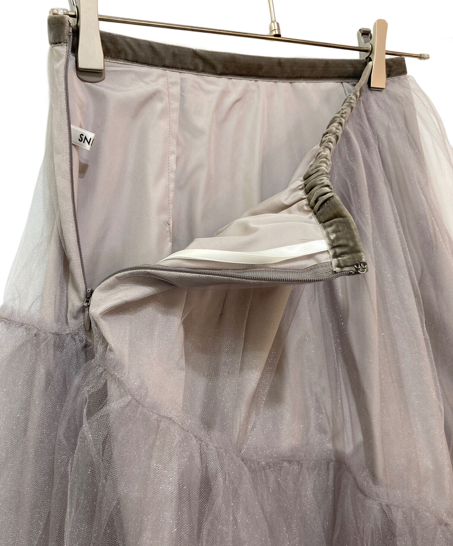 中古・古着通販】Snidel (スナイデル) ポロニットセットチュール