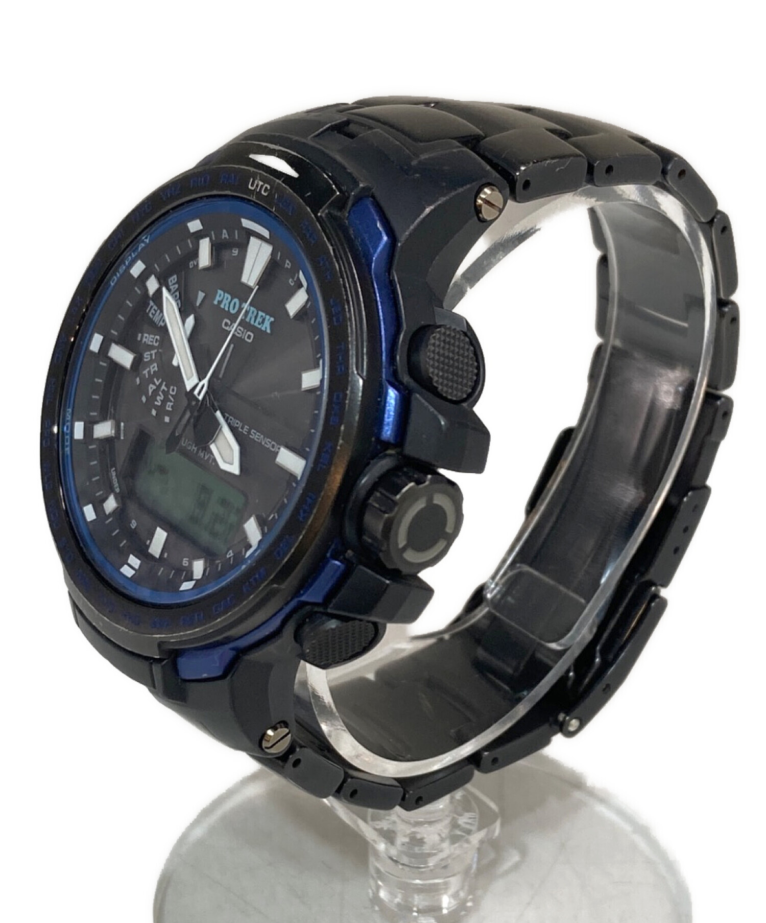中古・古着通販】CASIO (カシオ) 腕時計 PRW-6100YT ブラック 