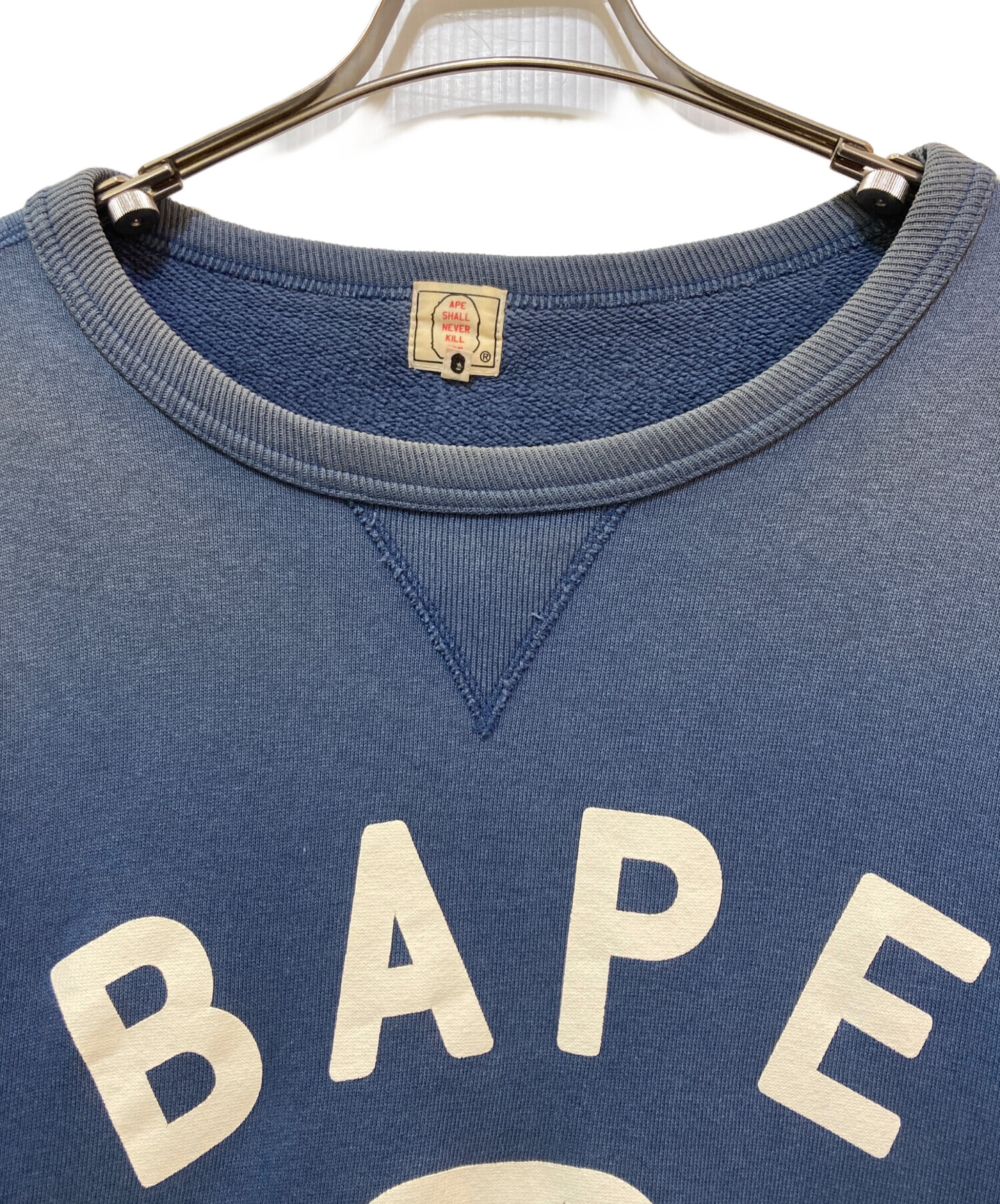 BAPE by a bathing ape スウェット　ロゴ　プリント A BATHING APE アベイシングエイプ BAPE BY A BATHING APE