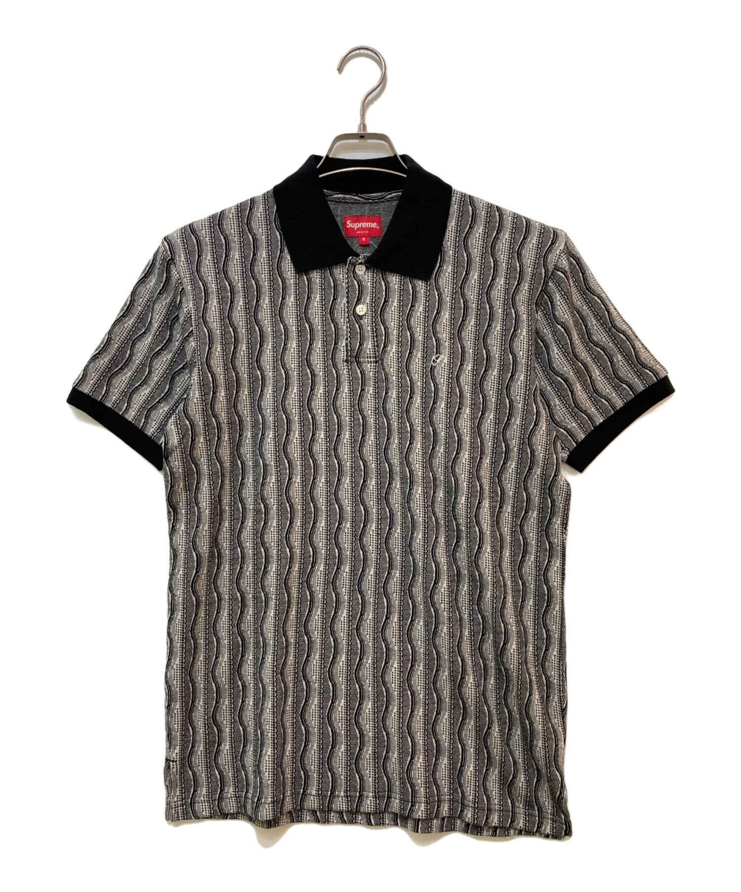 中古・古着通販】SUPREME (シュプリーム) ISLAND POLO ブラック サイズ