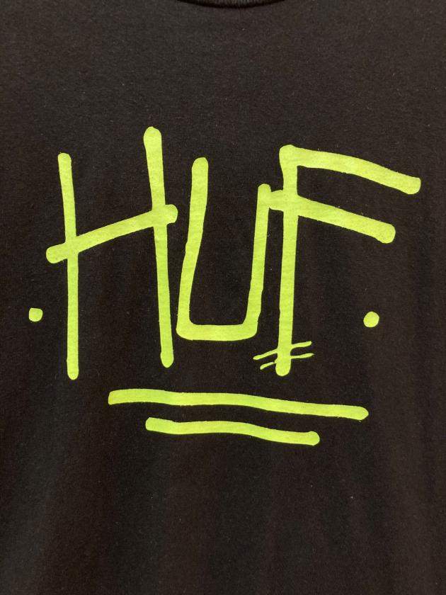 中古・古着通販】stussy (ステューシー) HUF (ハフ) 00's コラボロゴT