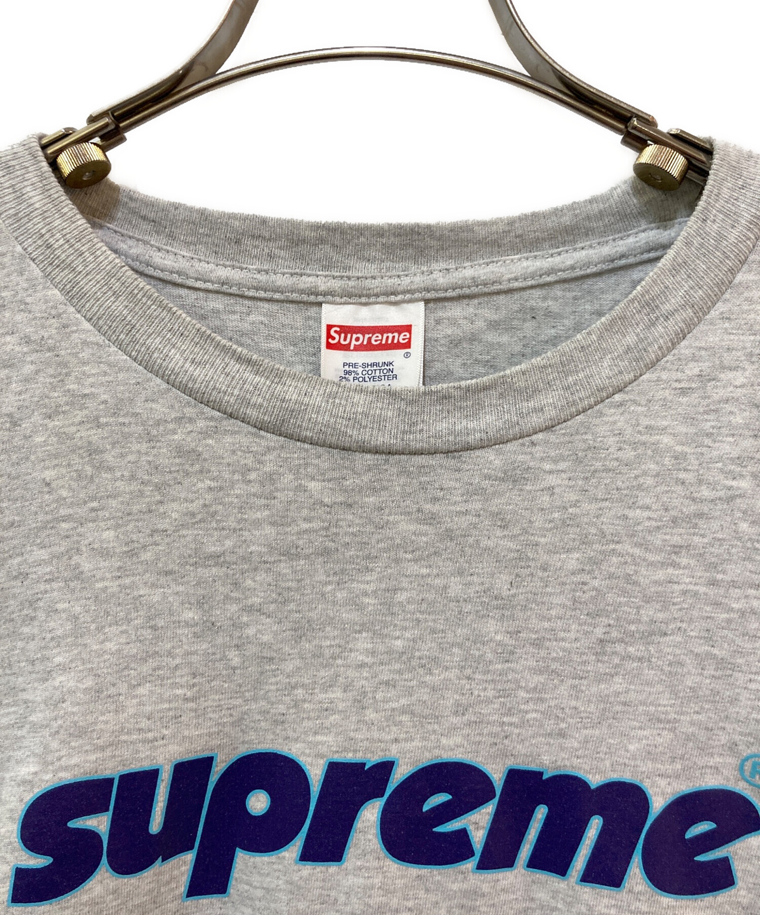 中古・古着通販】SUPREME (シュプリーム) Pinline Tee グレー サイズ:M