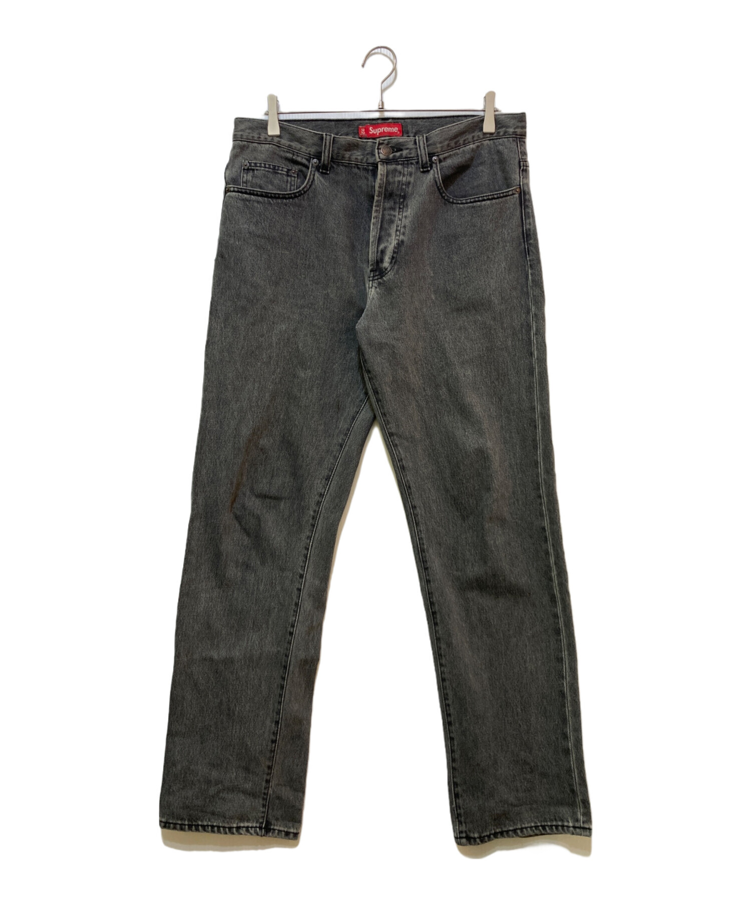 中古・古着通販】SUPREME (シュプリーム) REGULAR JEAN ブラック 
