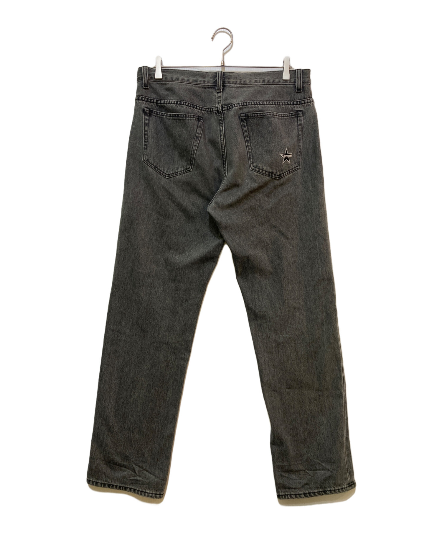 中古・古着通販】SUPREME (シュプリーム) REGULAR JEAN ブラック 