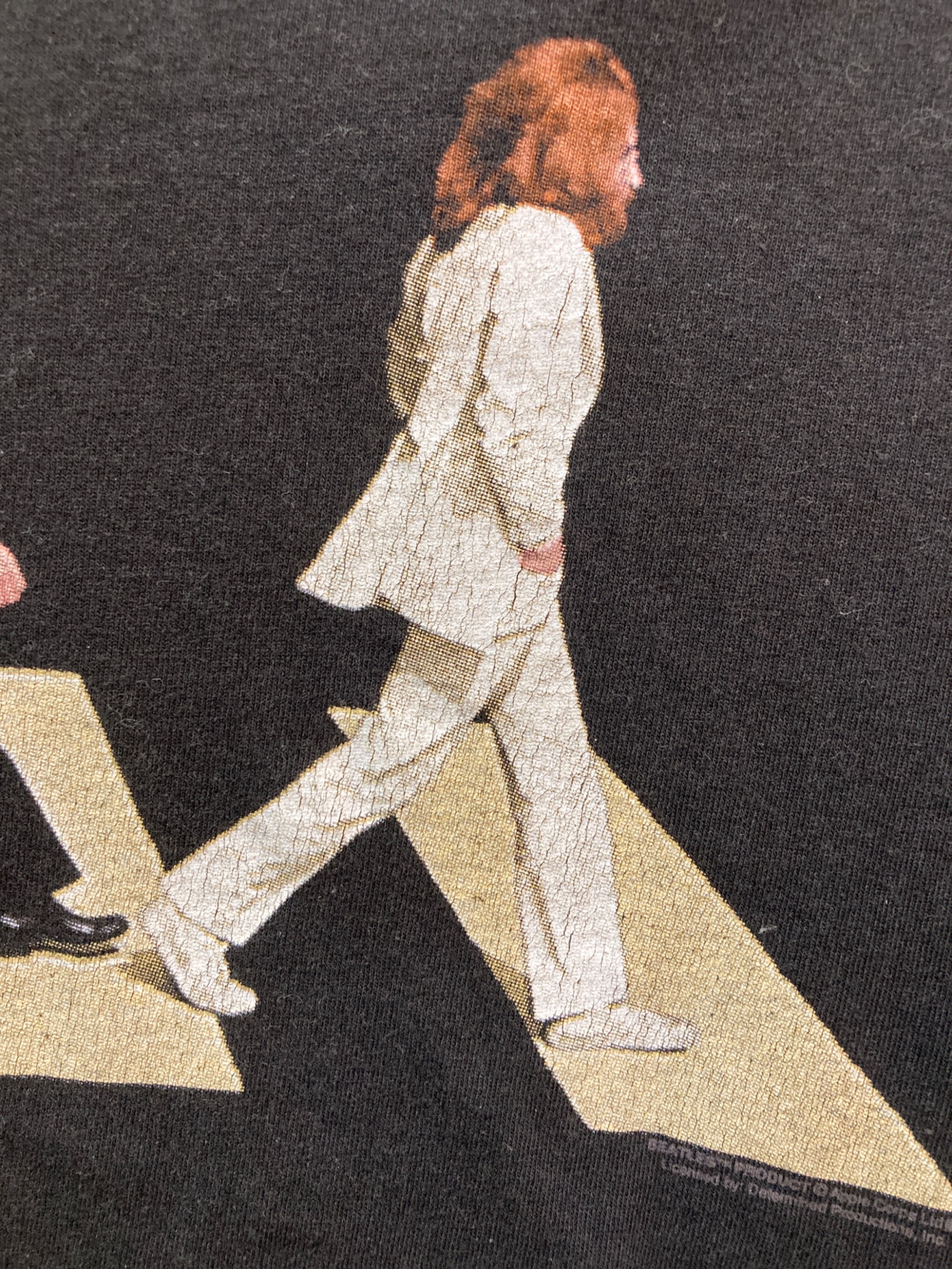 Hanes / 80s/ビートルズ/Abbey Road/両面プリント/フェード/Tシャツ/M/コットン/BLK/ 中古・古着通販】Hanes (ヘインズ) 90`s the beatles Abbey Road