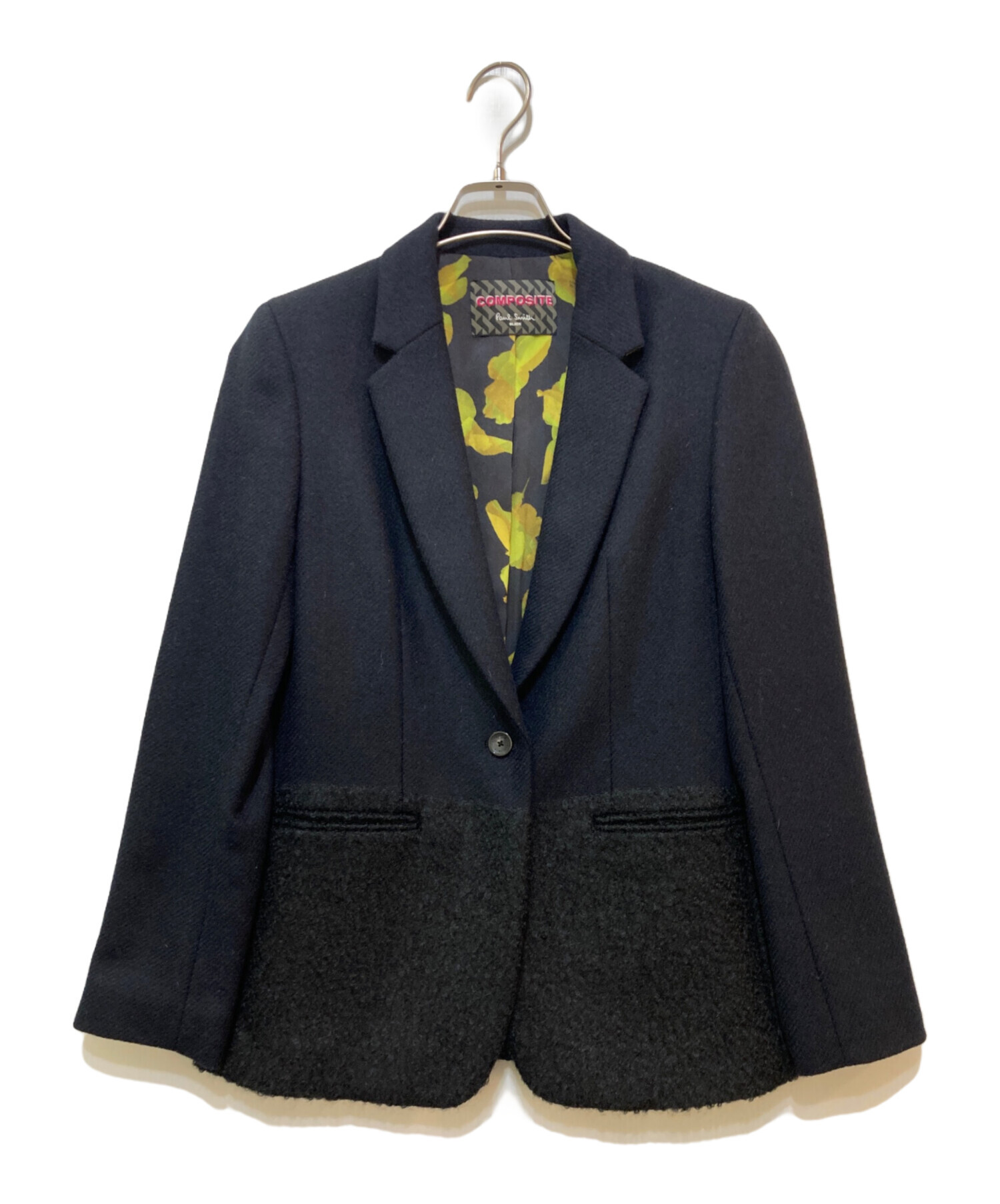 中古・古着通販】Paul Smith BLACK (ポールスミスブラック) ウール切替 