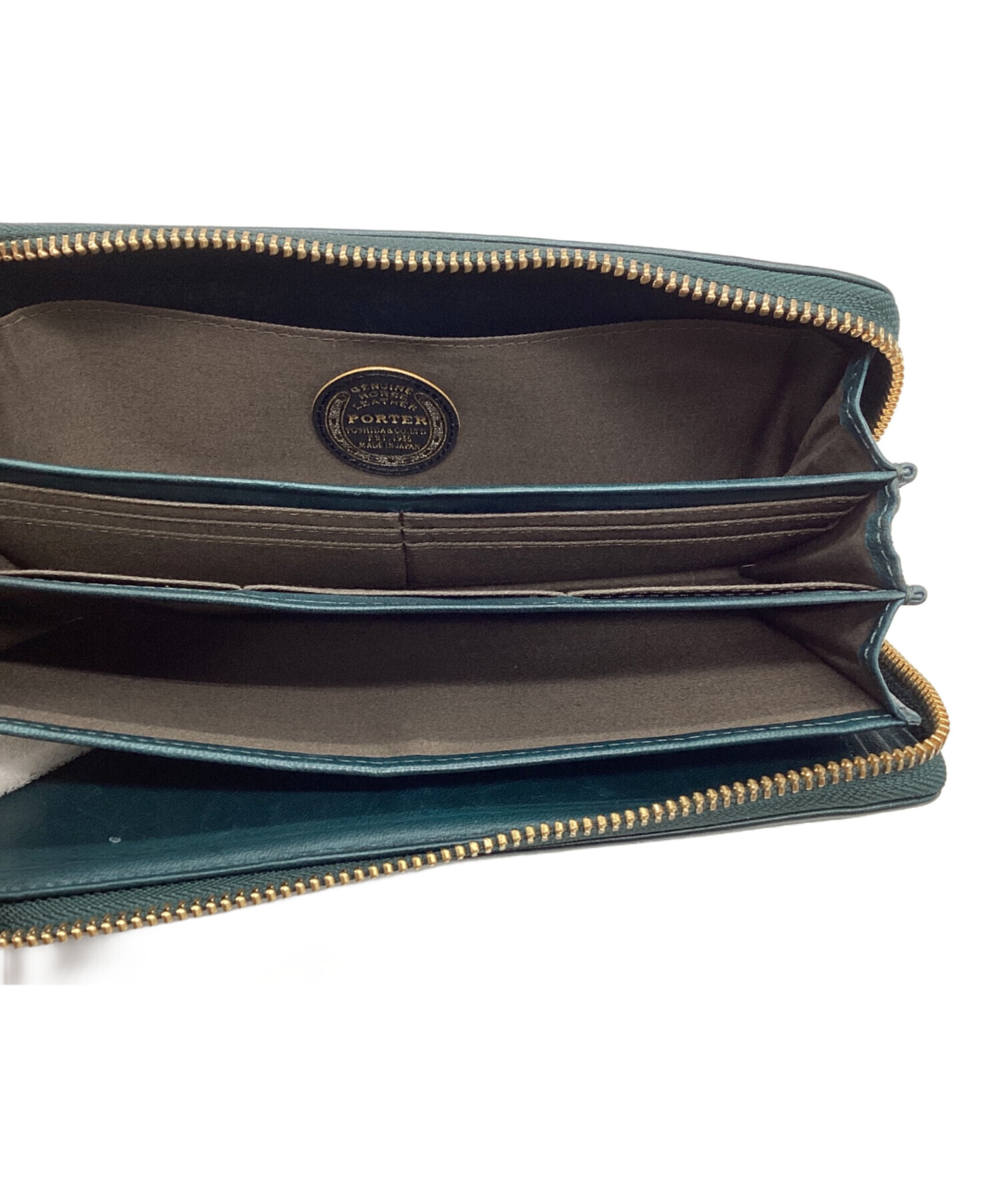 【未使用品】PORTER WALL 長財布 グリーン 未使用品】PORTER WALL 長財布 グリーン 未使用品】PORTER WALL