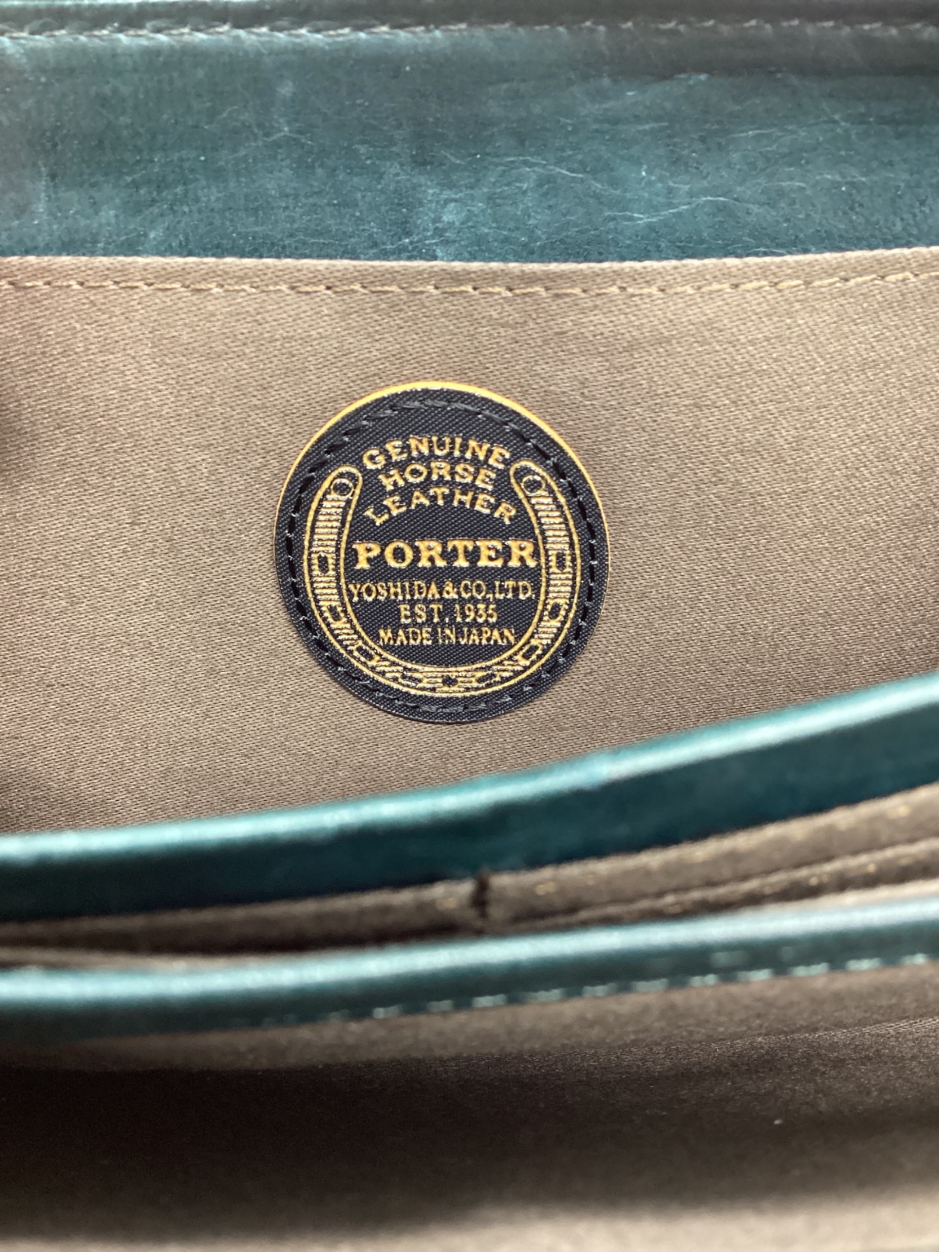 【未使用品】PORTER WALL 長財布 グリーン 未使用品】PORTER WALL 長財布 グリーン 未使用品】PORTER WALL 長財布