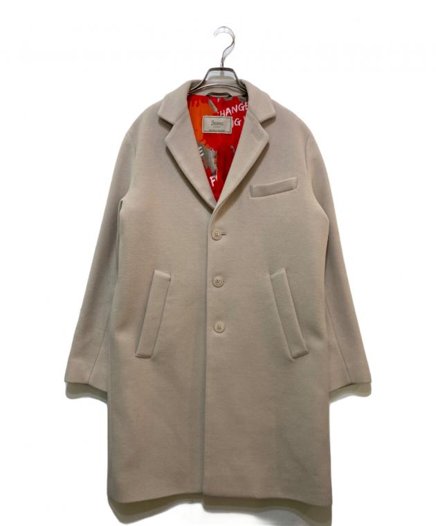 c*★様 Herno ベージュ チェスターコート 44 中古・古着通販】HERNO (ヘルノ) ウールチェスターコート CA000146U