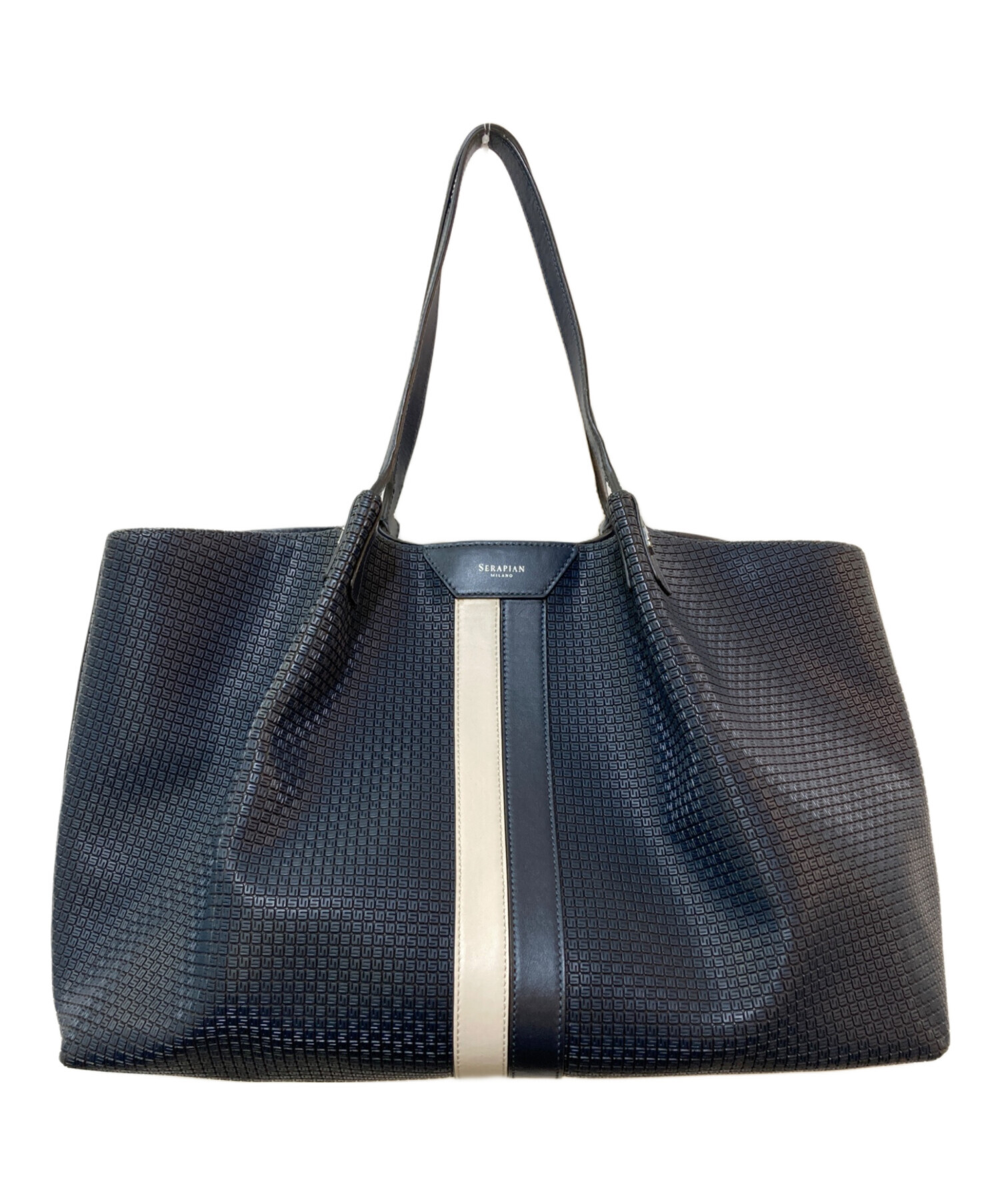 中古・古着通販】serapian (セラピアン) SECRET BAG STEPAN ネイビー