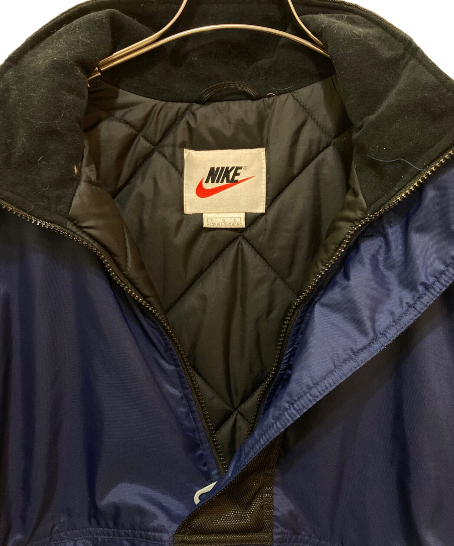 中古・古着通販】NIKE (ナイキ) 90'sプルオーバー中綿ジャケット