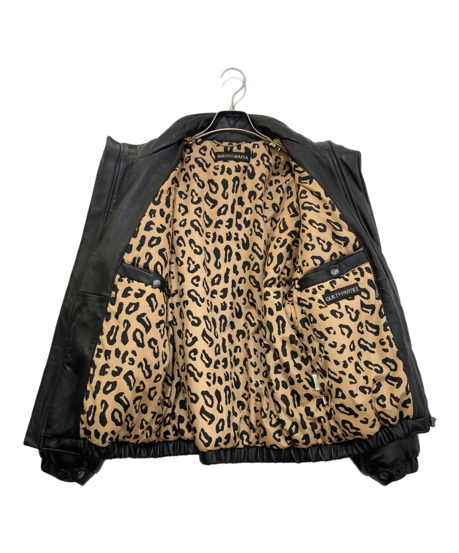 中古・古着通販】WACKO MARIA (ワコマリア) LEATHER PUFFER JACKET