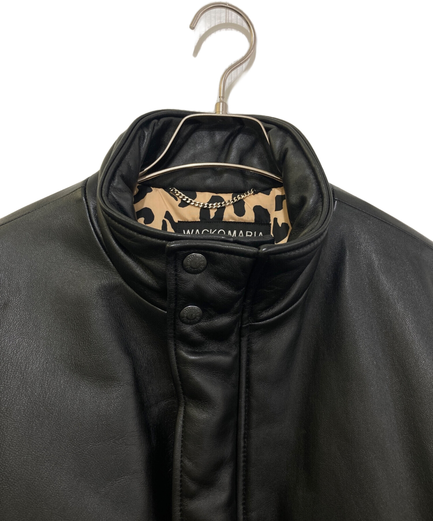 中古・古着通販】WACKO MARIA (ワコマリア) LEATHER PUFFER JACKET