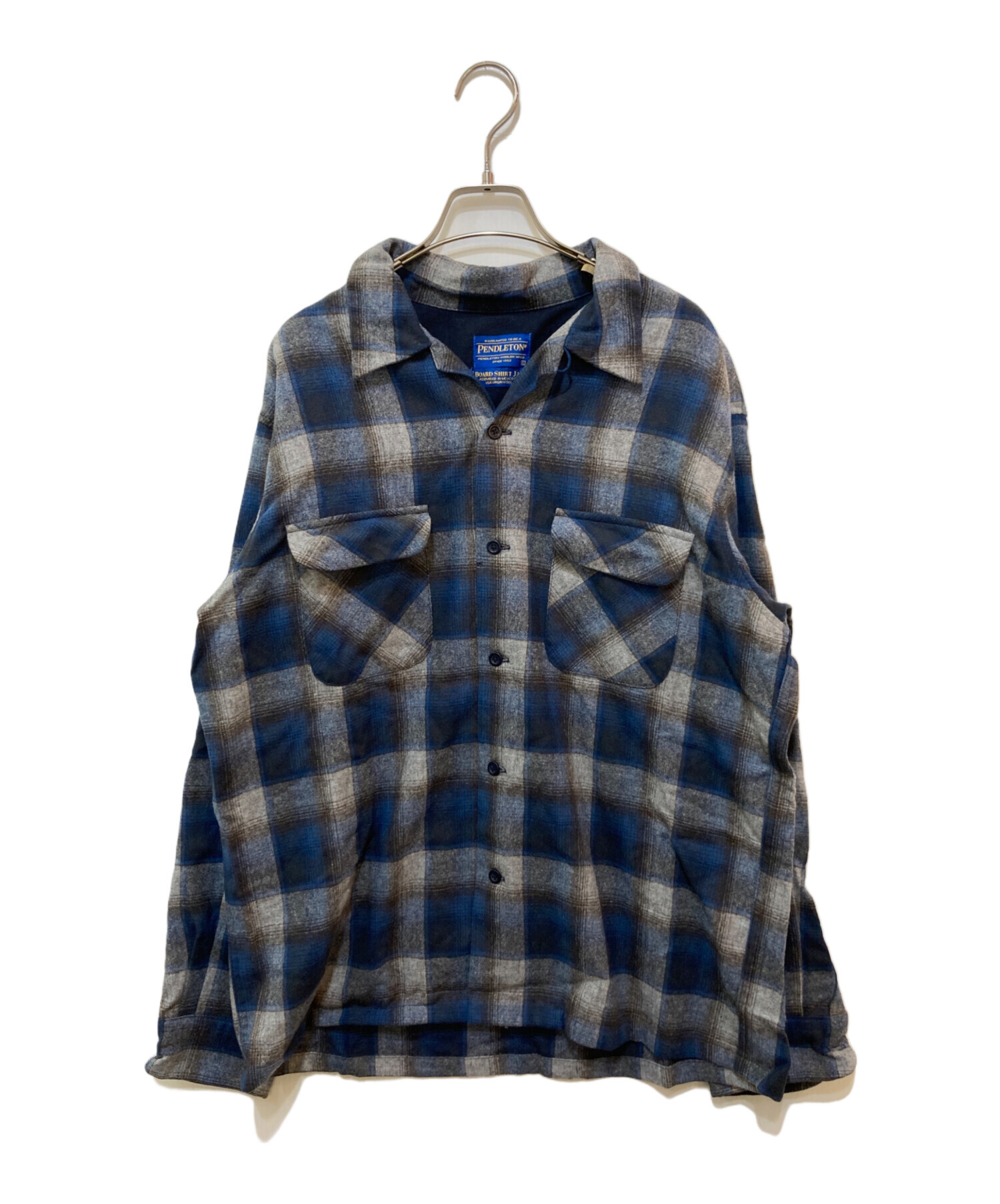中古・古着通販】PENDLETON (ペンドルトン) BOARD SHIRT グレー サイズ 