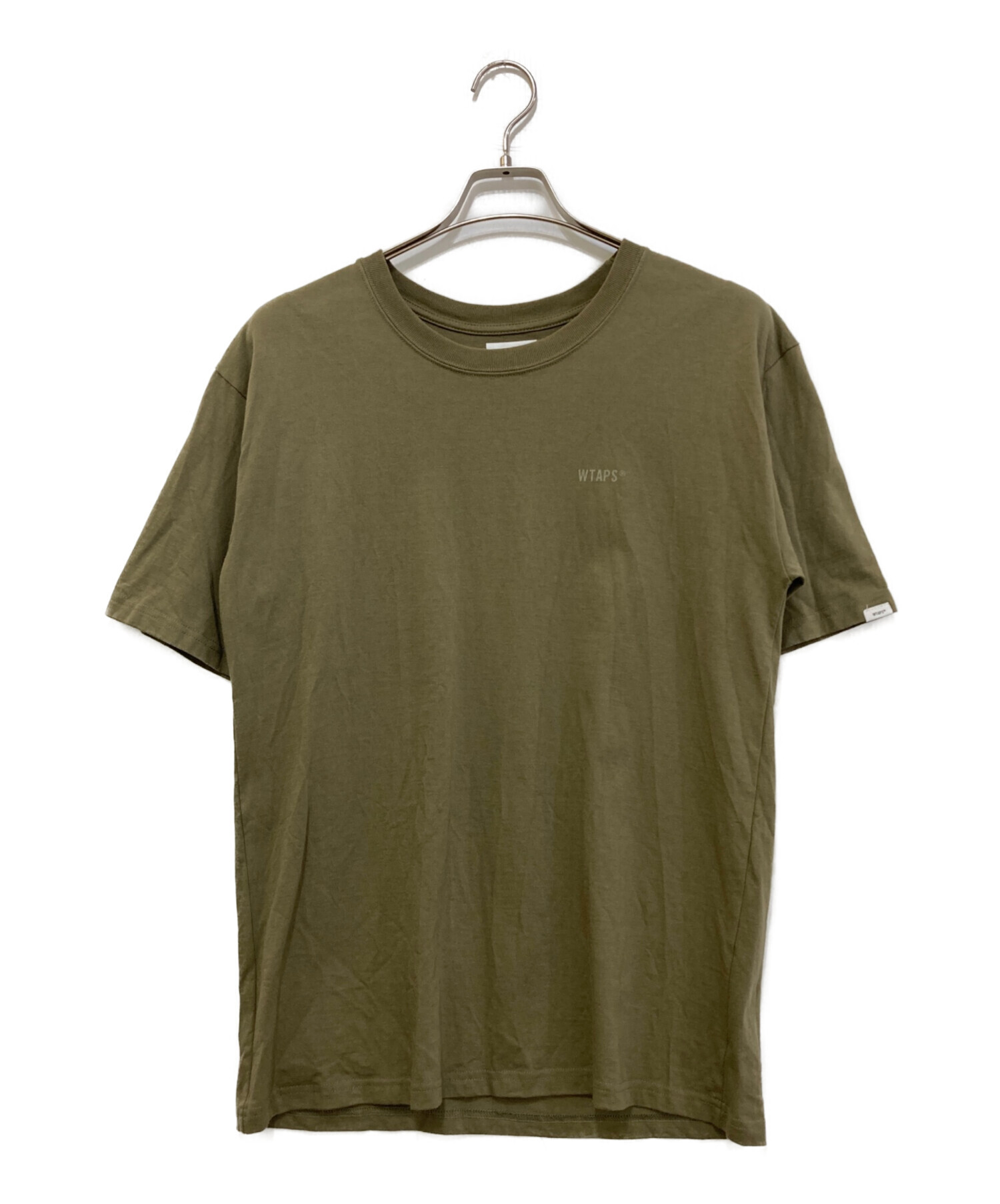 中古・古着通販】WTAPS (ダブルタップス) プリントTシャツ オリーブ