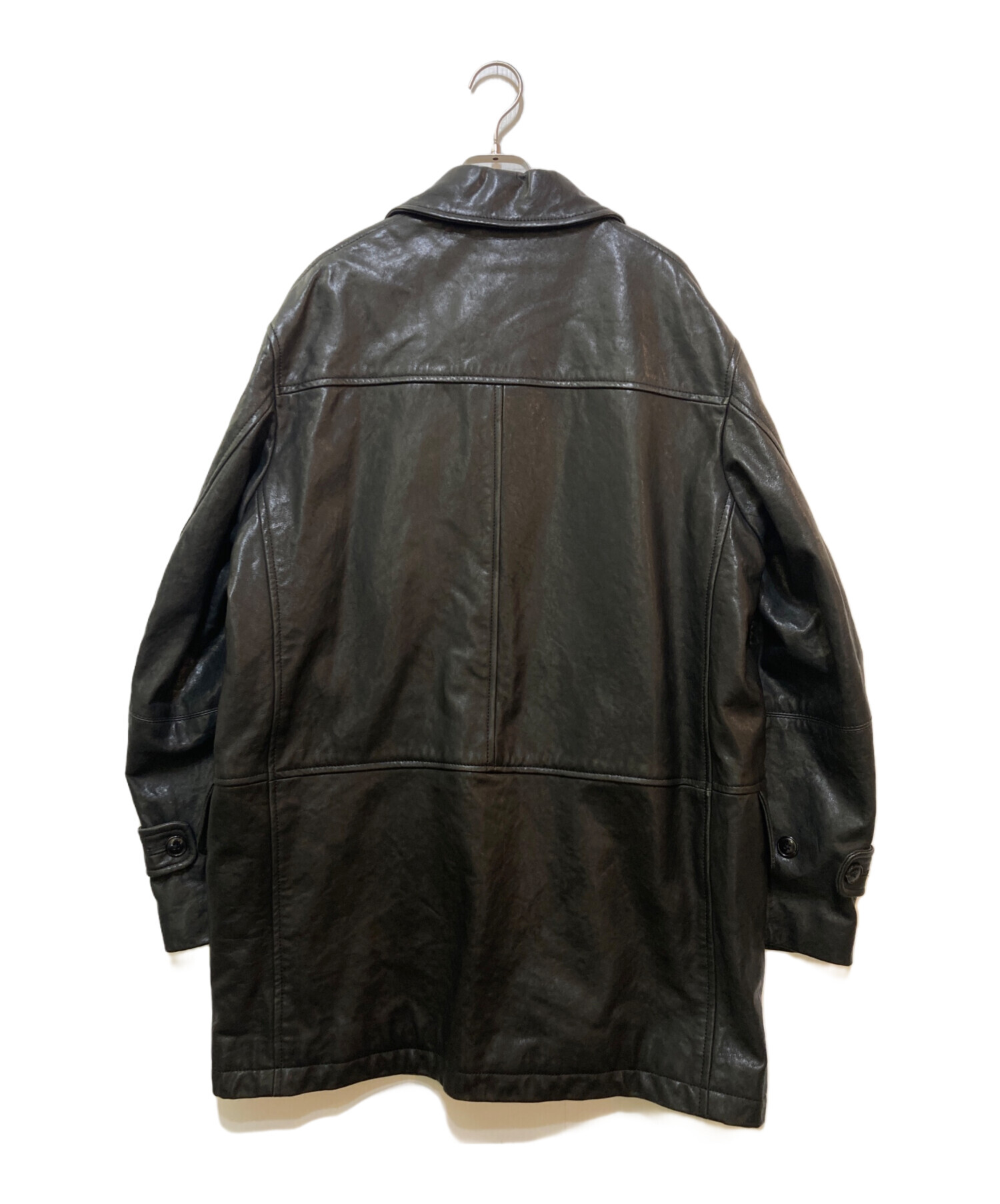 COMOLI ラムレザー カーコート 1 Q03-04005