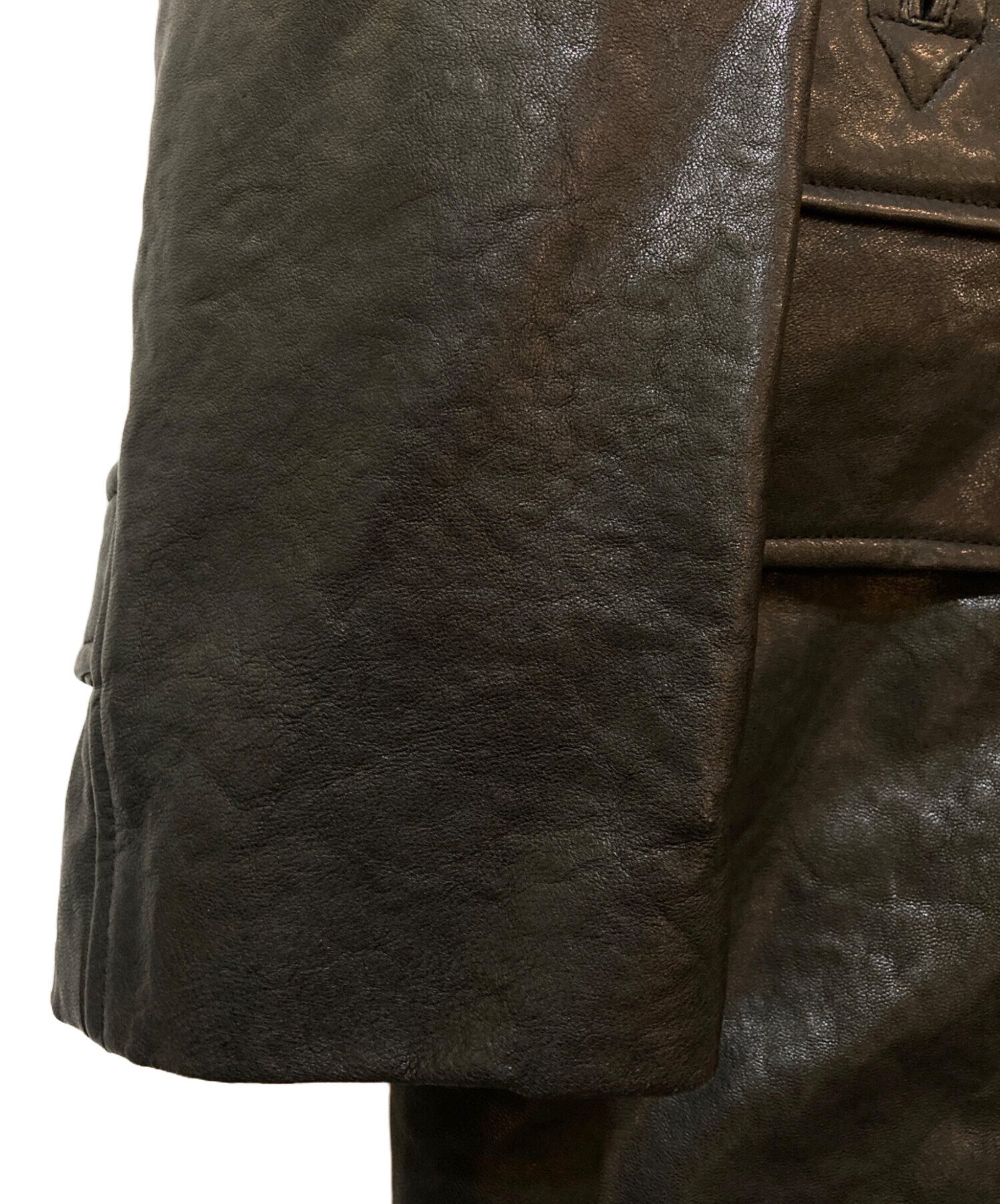 中古・古着通販】COMOLI (コモリ) LAMB LEATHER COAT Q03-04005