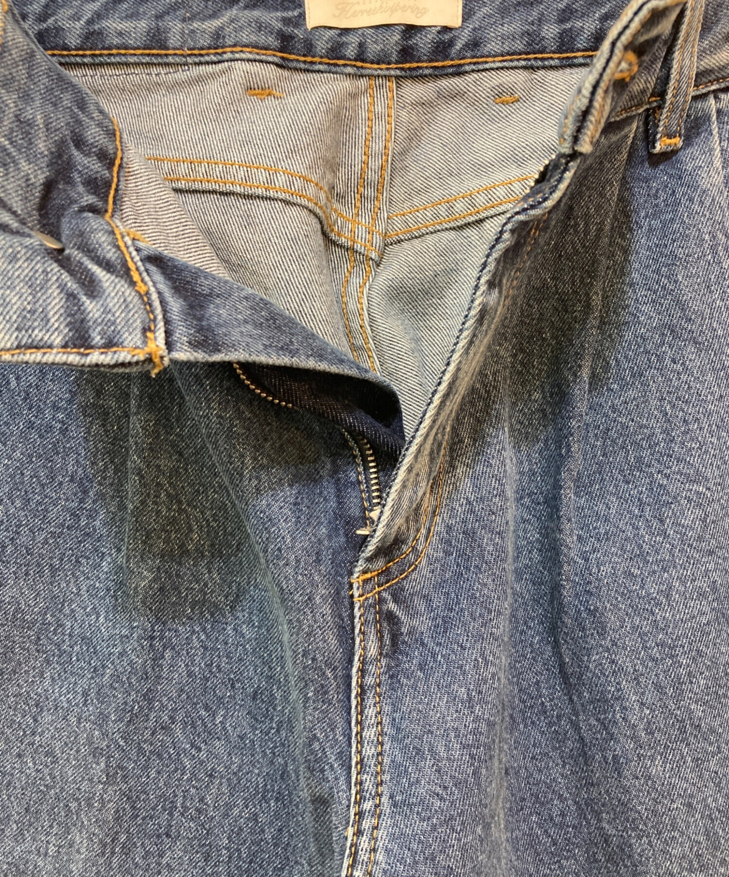 中古・古着通販】mfpen (エムエフペン) BIG JEANS インディゴ サイズ:S 