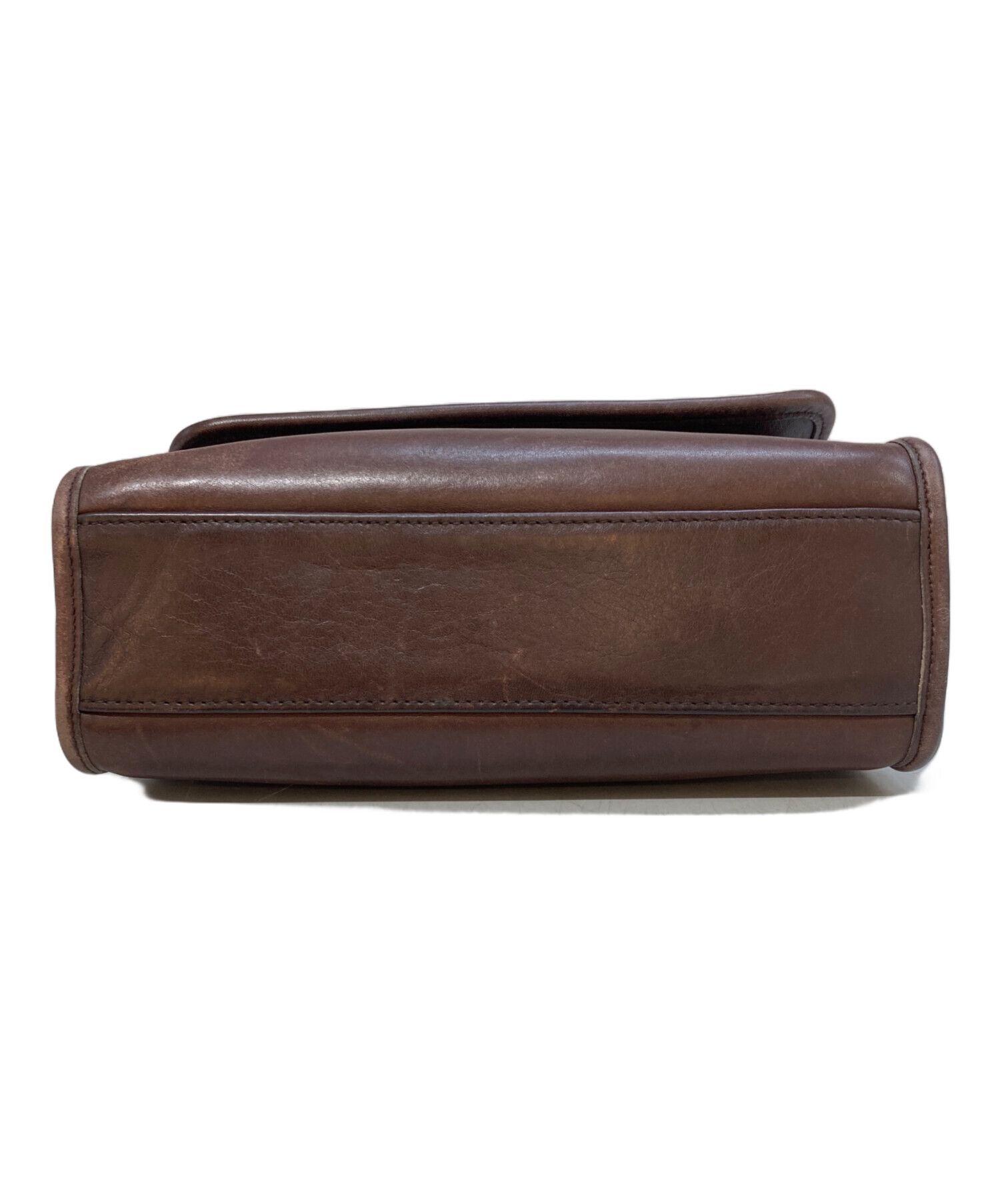 中古・古着通販】COACH (コーチ) レザーショルダーバッグ 9870 