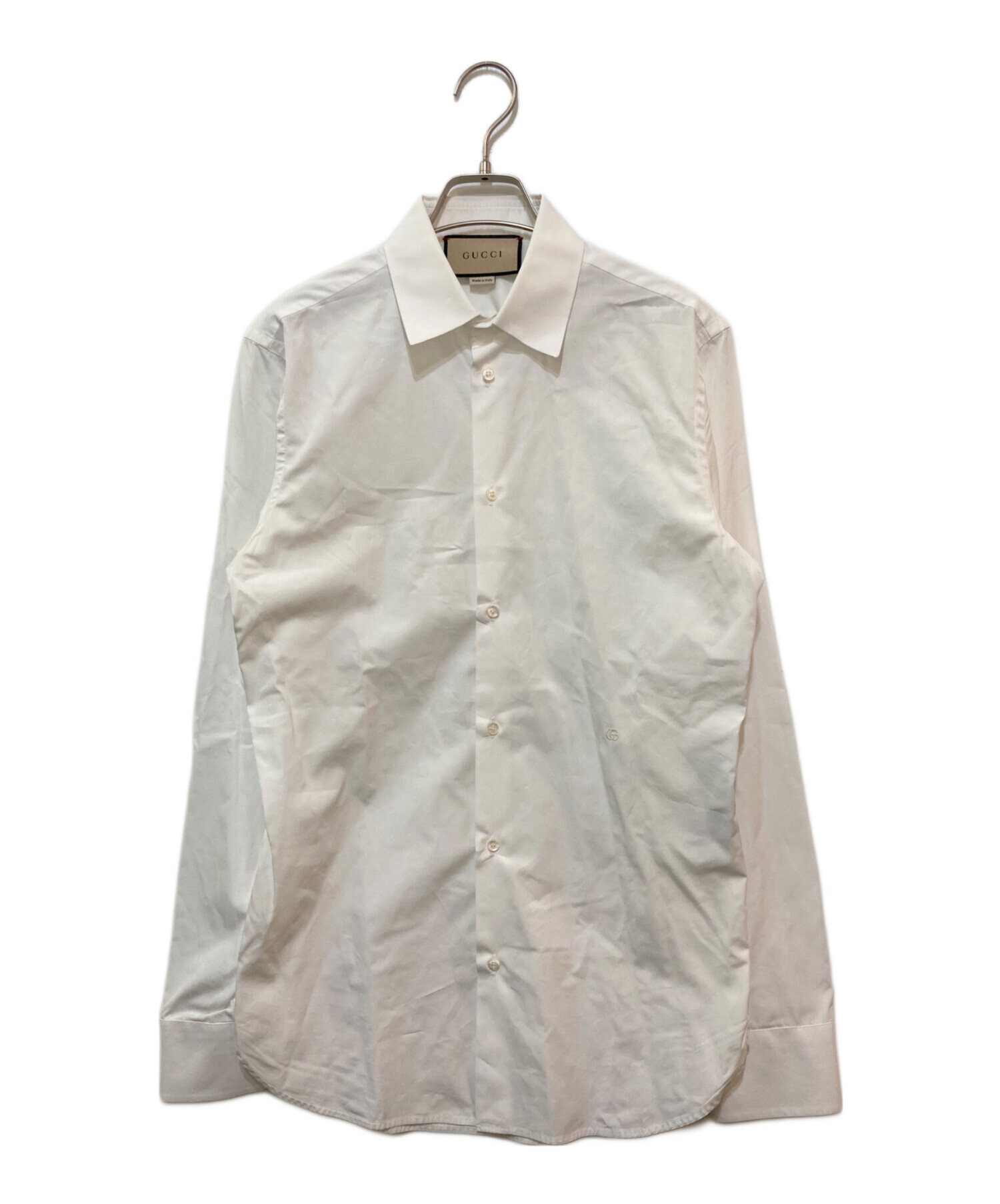 中古・古着通販】GUCCI (グッチ) ダブルG コットンシルク シャツ 