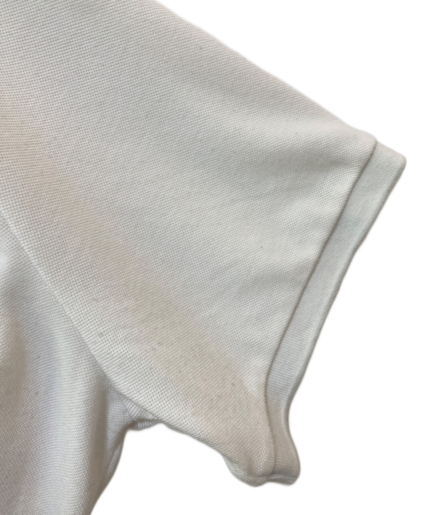 【PoloRalphLauren for RonHerman】ポロシャツ　XL ロンハーマンからPolo Ralph Laurenに別注したホワイトポロ ポニー刺繡