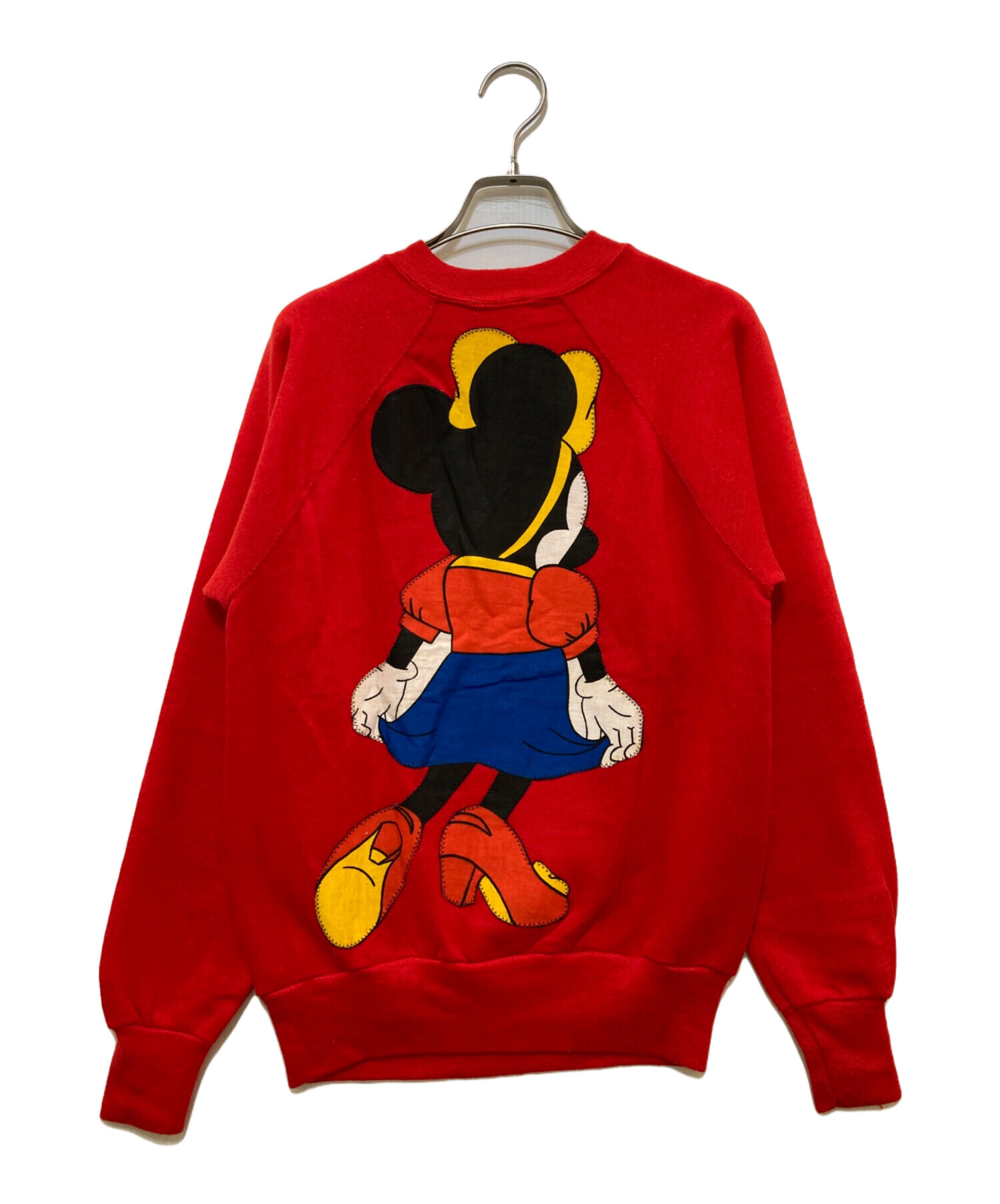 90s 45rpm ラグランスウェット F レッド 中古・古着通販】FLrobinson (FLロビンソン) キャラクターラグラン