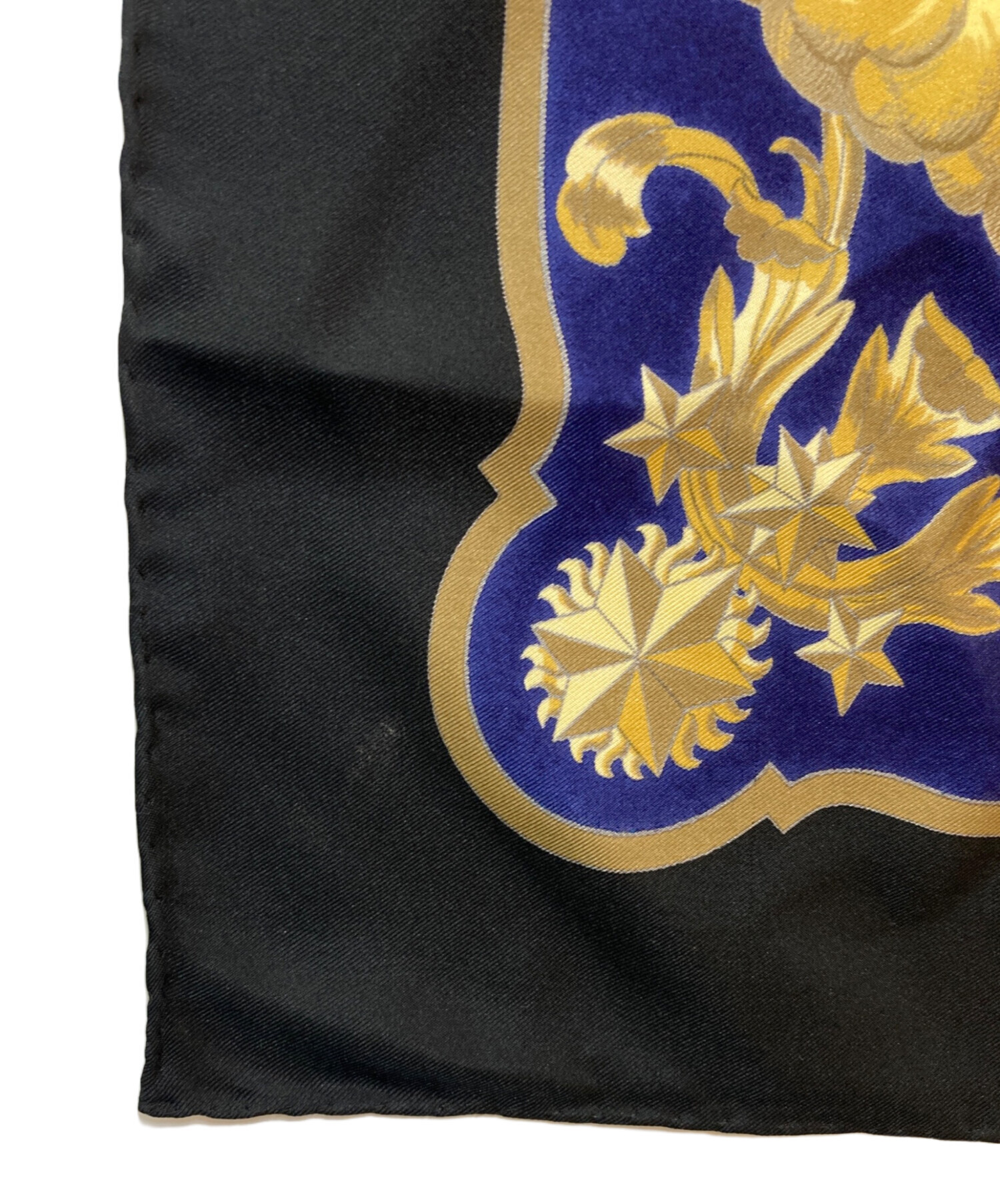 中古・古着通販】HERMES (エルメス) カレ90 金の馬車 ブルー｜ブランド