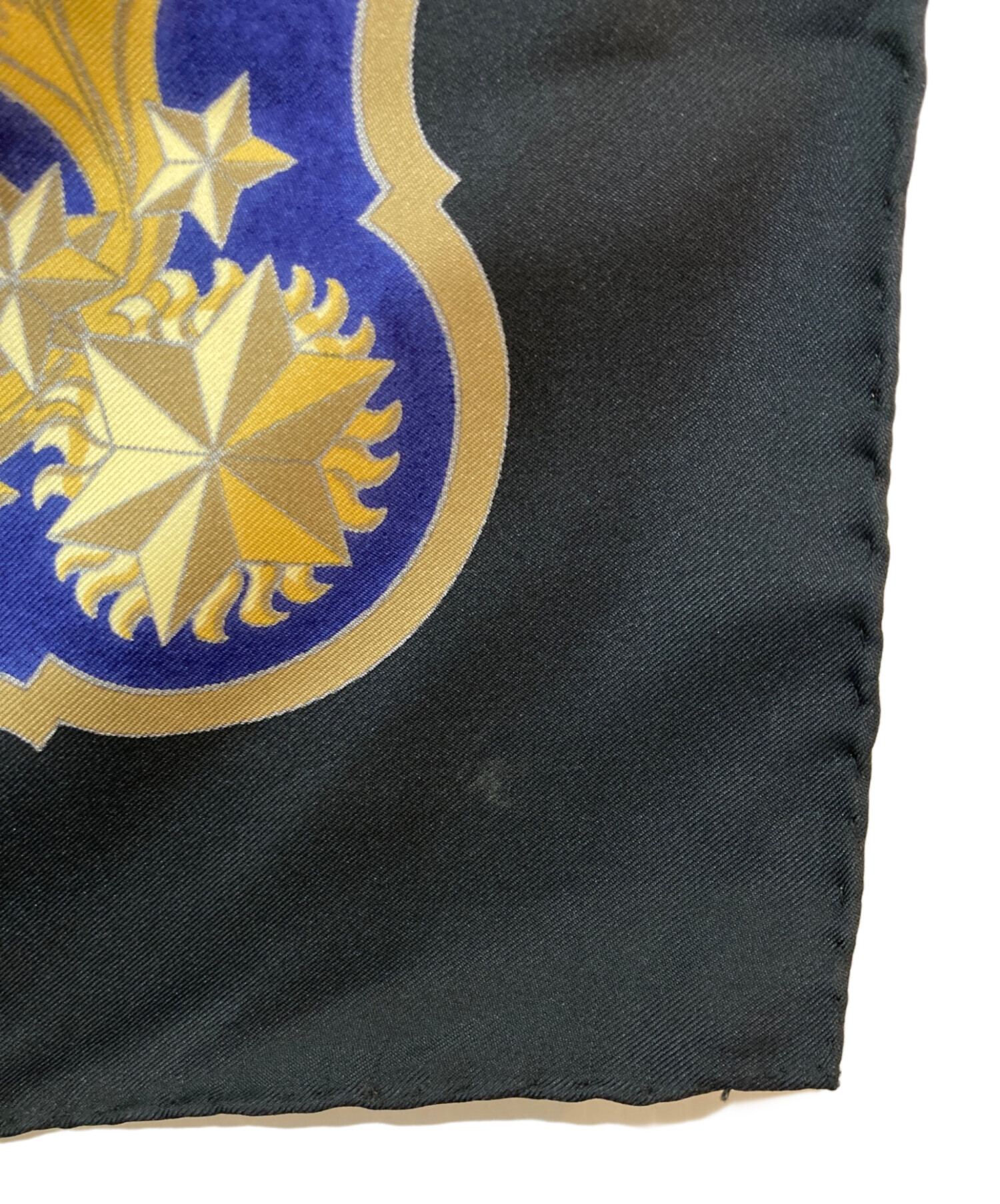 中古・古着通販】HERMES (エルメス) カレ90 金の馬車 ブルー｜ブランド