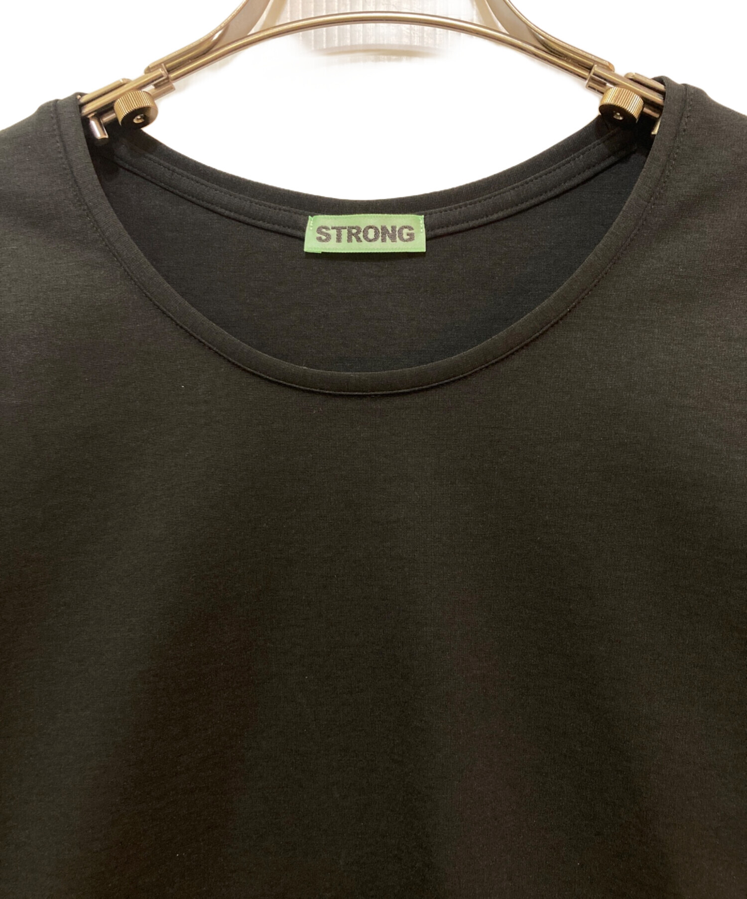 中古・古着通販】STRONG (ストロング) PACK TEE ブラック サイズ:S 