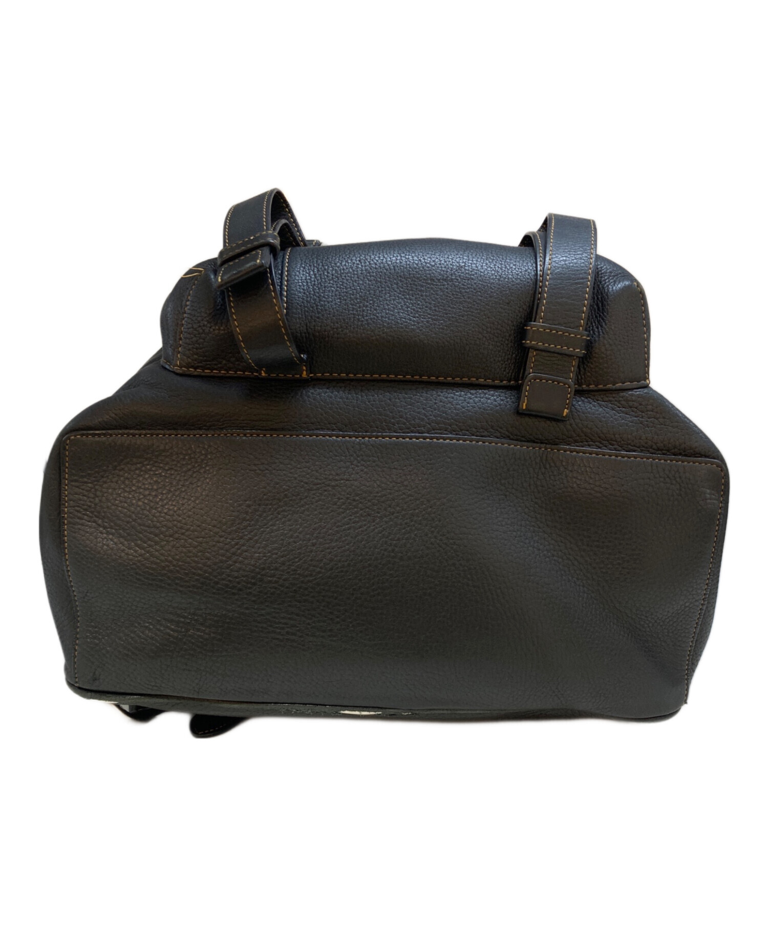 中古・古着通販】COACH (コーチ) レザーバックパック 57408 ブラック