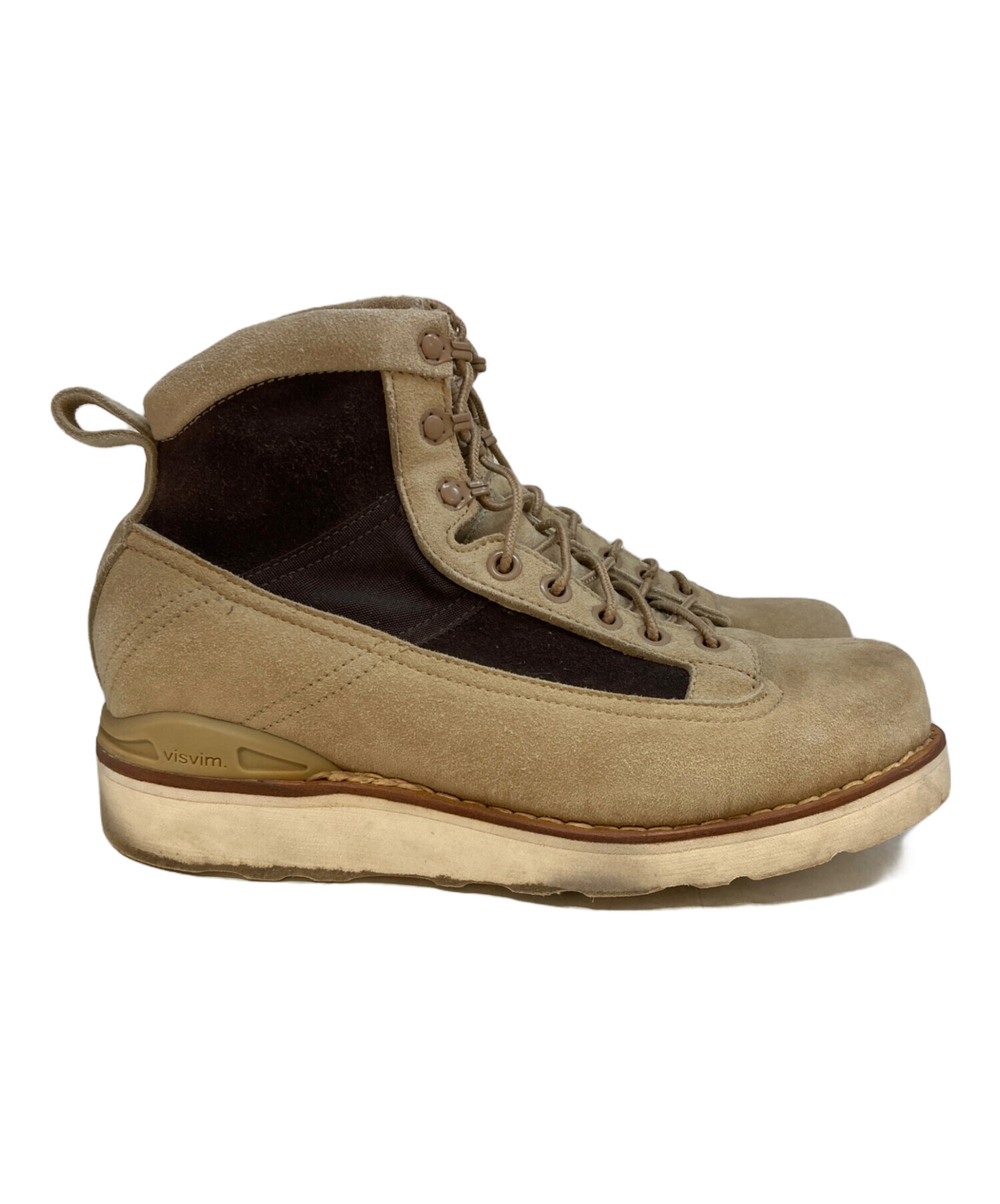 VISVIM ビズビム 2011A/W SERRA BOOTS ブーツ デニム地 切替 ブーツ ブラウン サイズUS9、5 絶大な人気のVISVIM（ビズビム）アイテム買取入荷しました。[2014.02