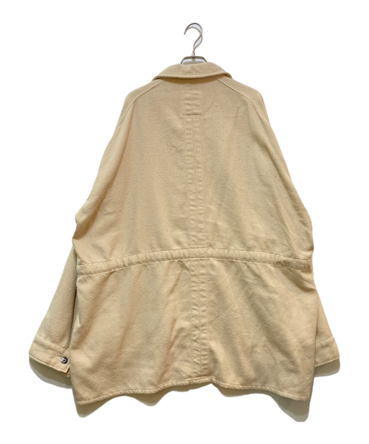 中古・古着通販】ANCELLM (アンセルム) PILLING SHIRT JACKET ベージュ