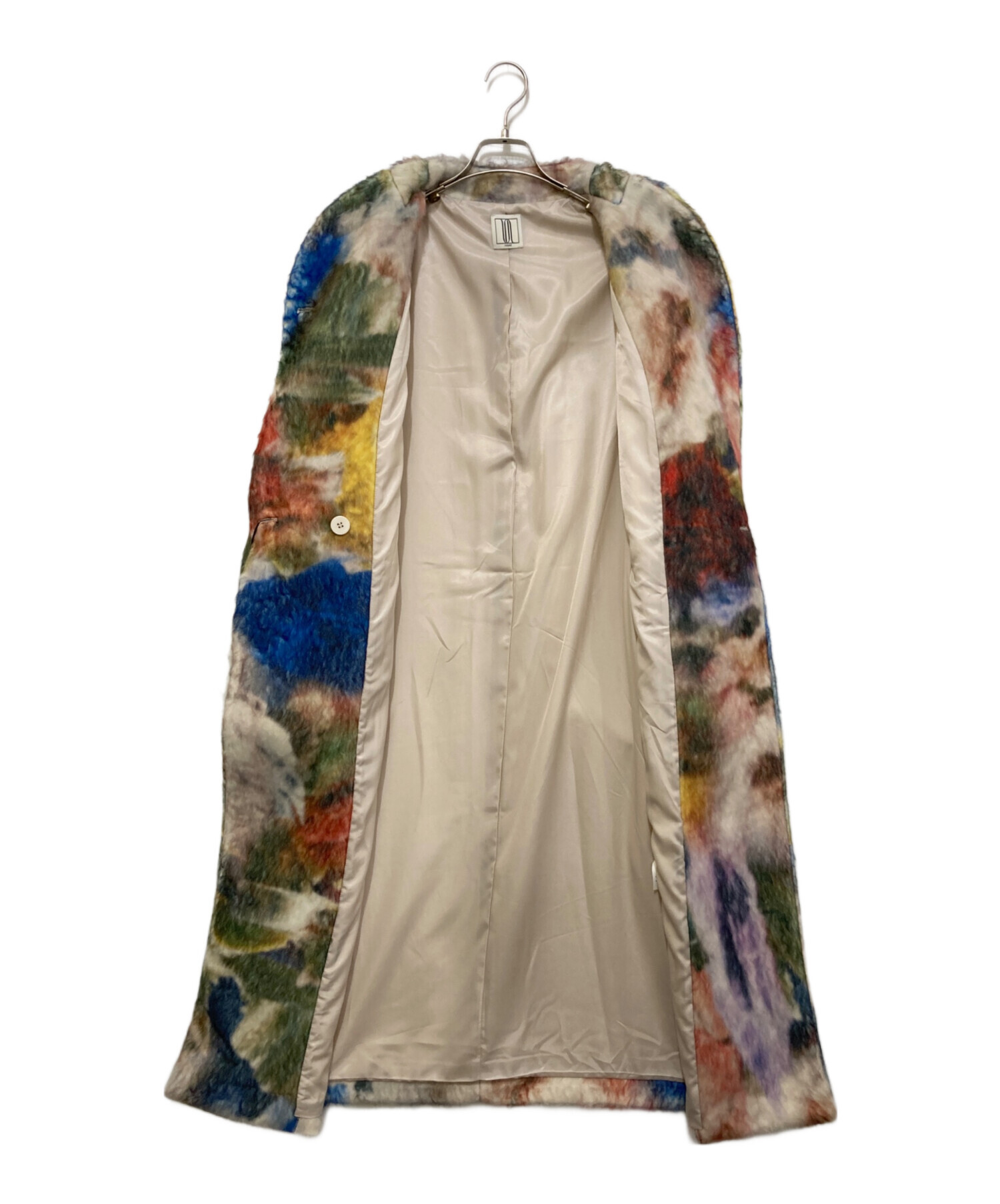 中古・古着通販】AMERI (アメリ) UND TEXTURE ART FLOWER SHAGGY COAT