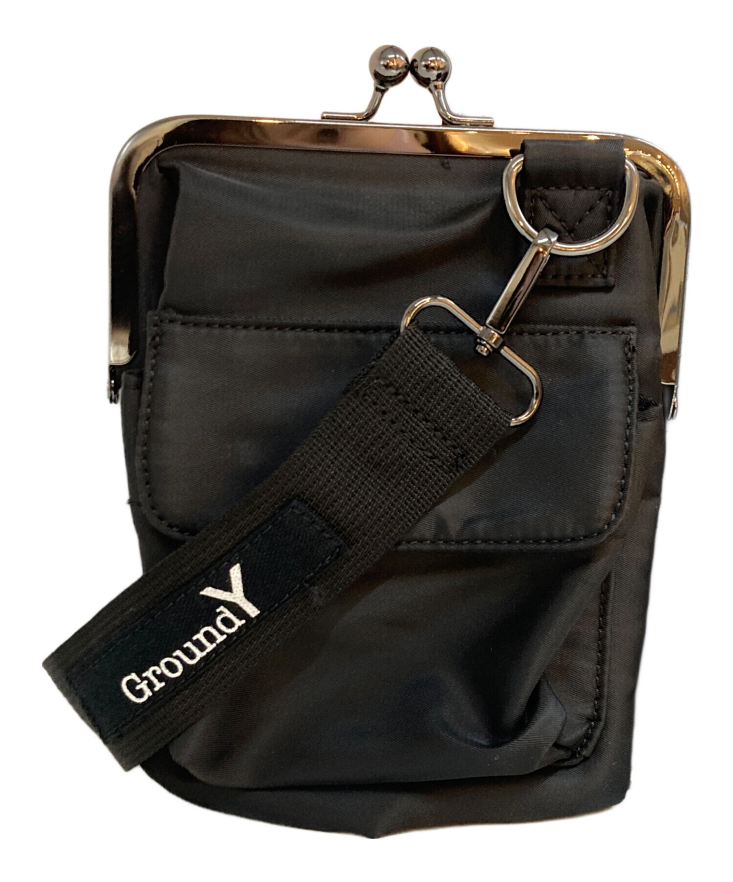 中古・古着通販】GROUND Y (グラウンドワイ) がま口ショルダーバッグ