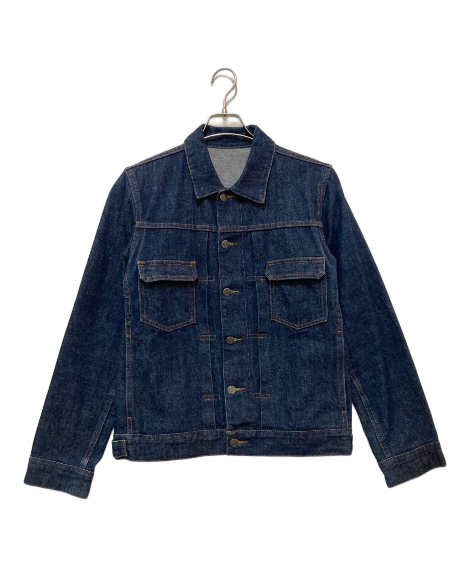 【極美品】A.P.C. 2nd デニムジャケット インディゴ 濃紺 中古・古着通販】A.P.C. (アーペーセー) 2nd TYPE デニムジャケット