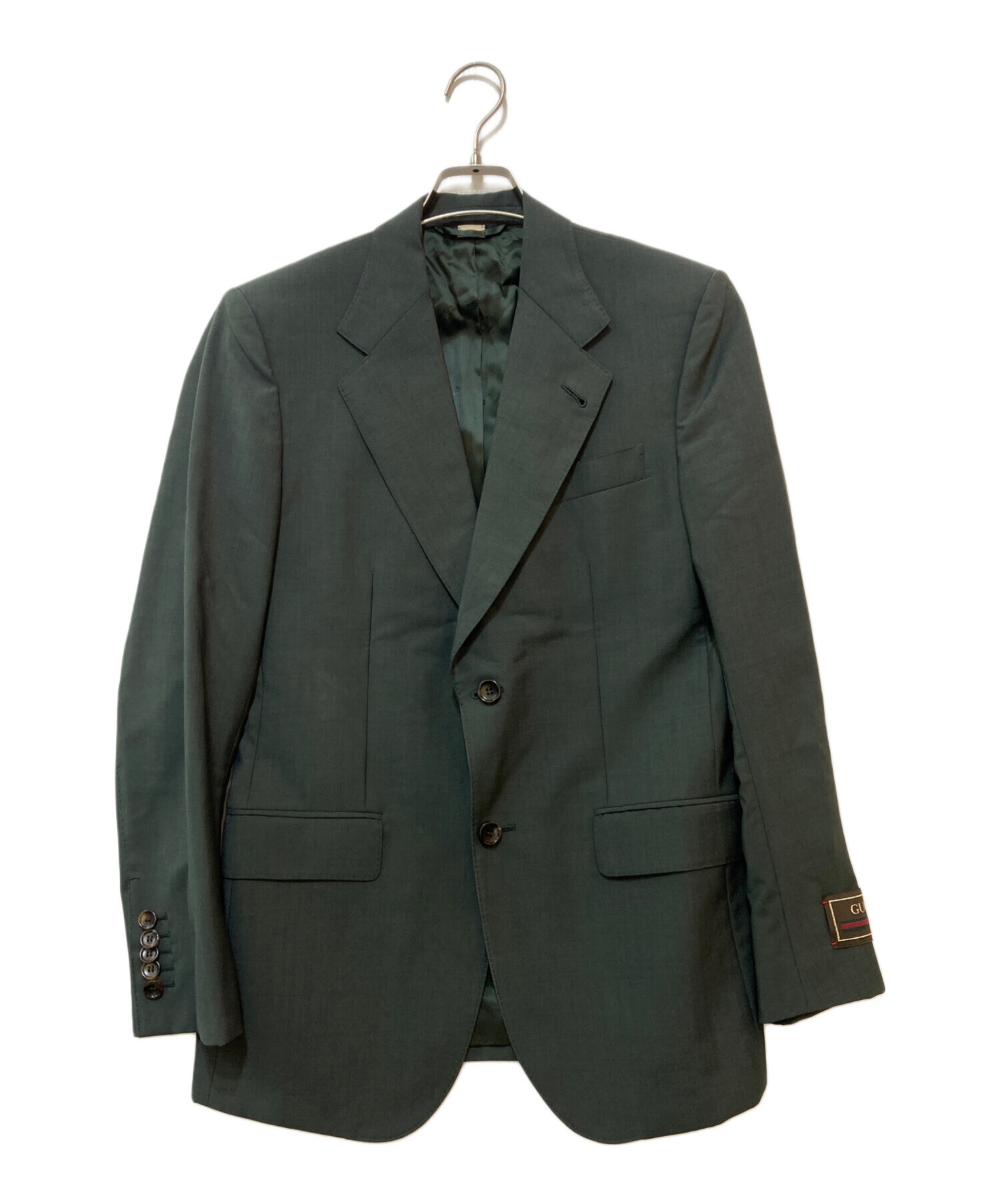 中古・古着通販】GUCCI (グッチ) セットアップスーツ グリーン サイズ
