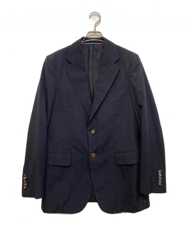 中古・古着通販】GUCCI (グッチ) ウール セットアップ 673187 ネイビー