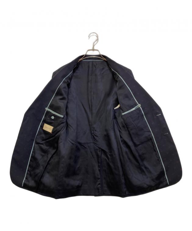 中古・古着通販】GUCCI (グッチ) ウール セットアップ 673187 ネイビー