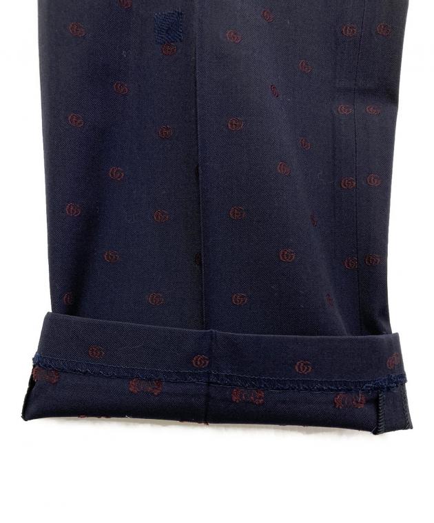 中古・古着通販】GUCCI (グッチ) ウール セットアップ 673187 ネイビー