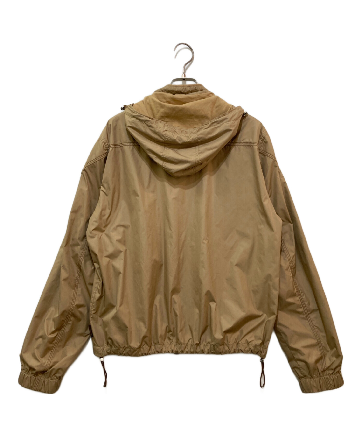 モンクレール　ジャケット　ベージュ 中古・古着通販】MONCLER (モンクレール) パイピングナイロン