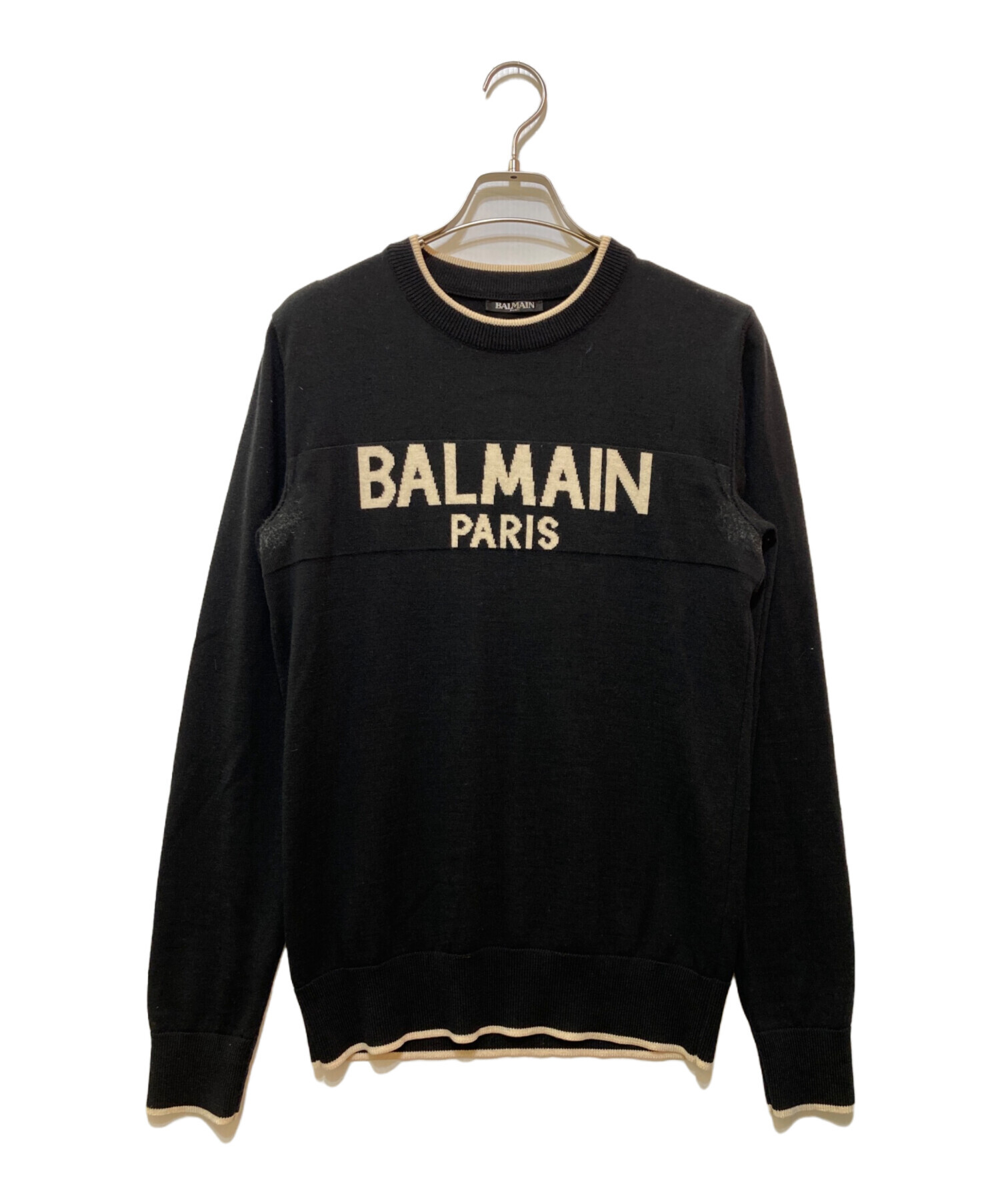 中古・古着通販】BALMAIN (バルマン) PULL AVEC LOGO W8H6376M265
